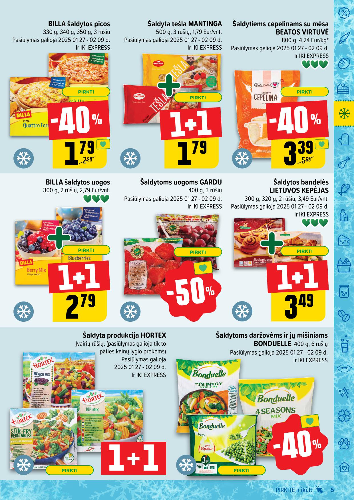 Naujausias IKI kaininis katalogas 2025.01.27 - 2025.02.02