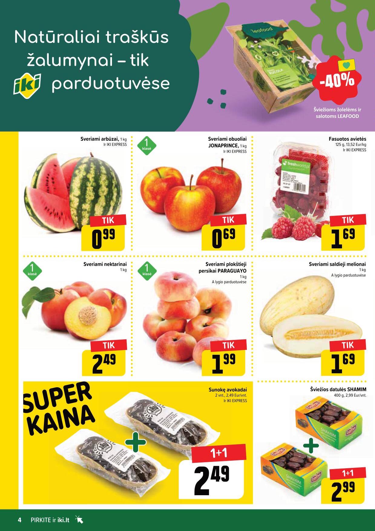 Naujausias IKI kaininis katalogas 2023.06.19 - 2023.06.25