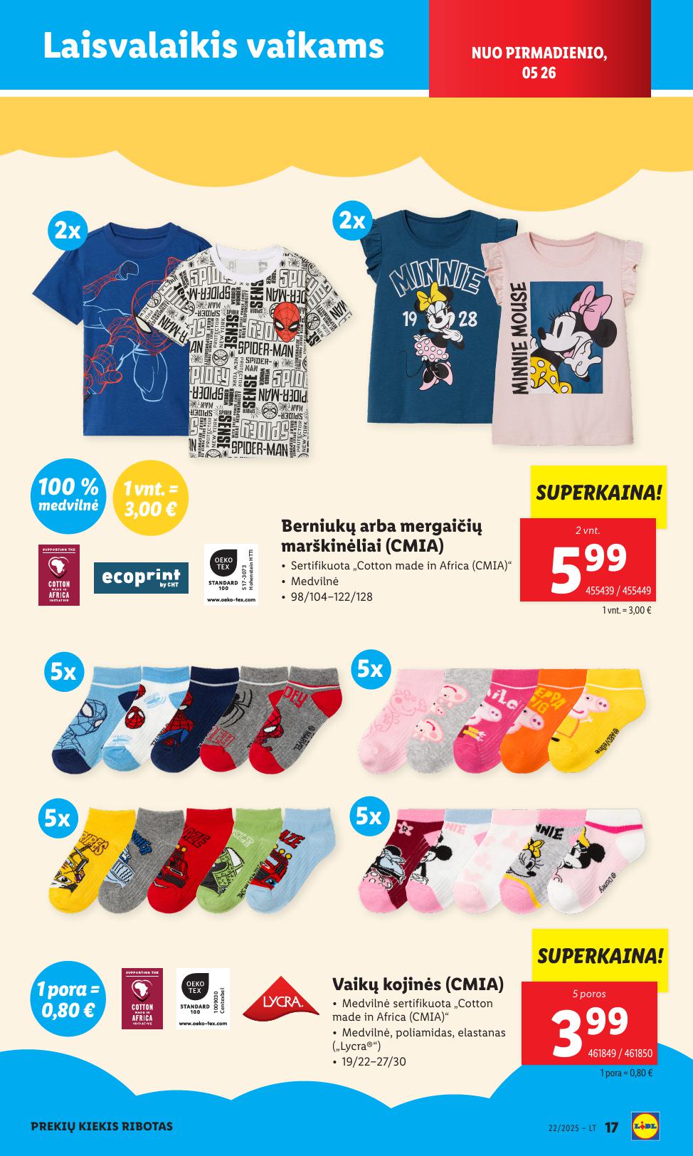LIDL ne maisto prekių leidinys 2025.05.26 - 2025.06.01