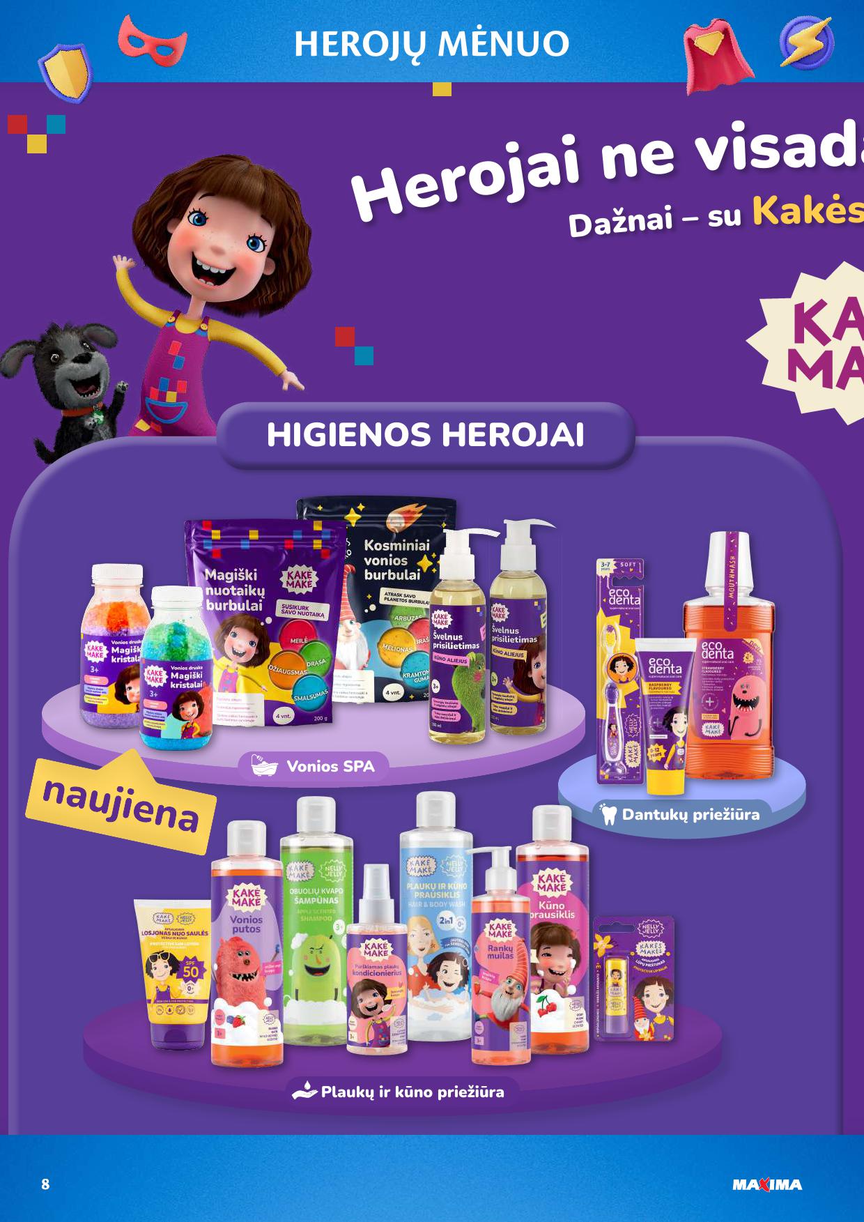 MAXIMA akcijų katalogas "HEROJŲ MĖNUO"