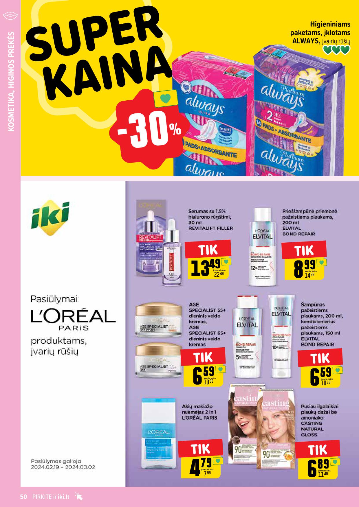 Naujausias IKI kaininis katalogas 2024.02.19 - 2024.02.25
