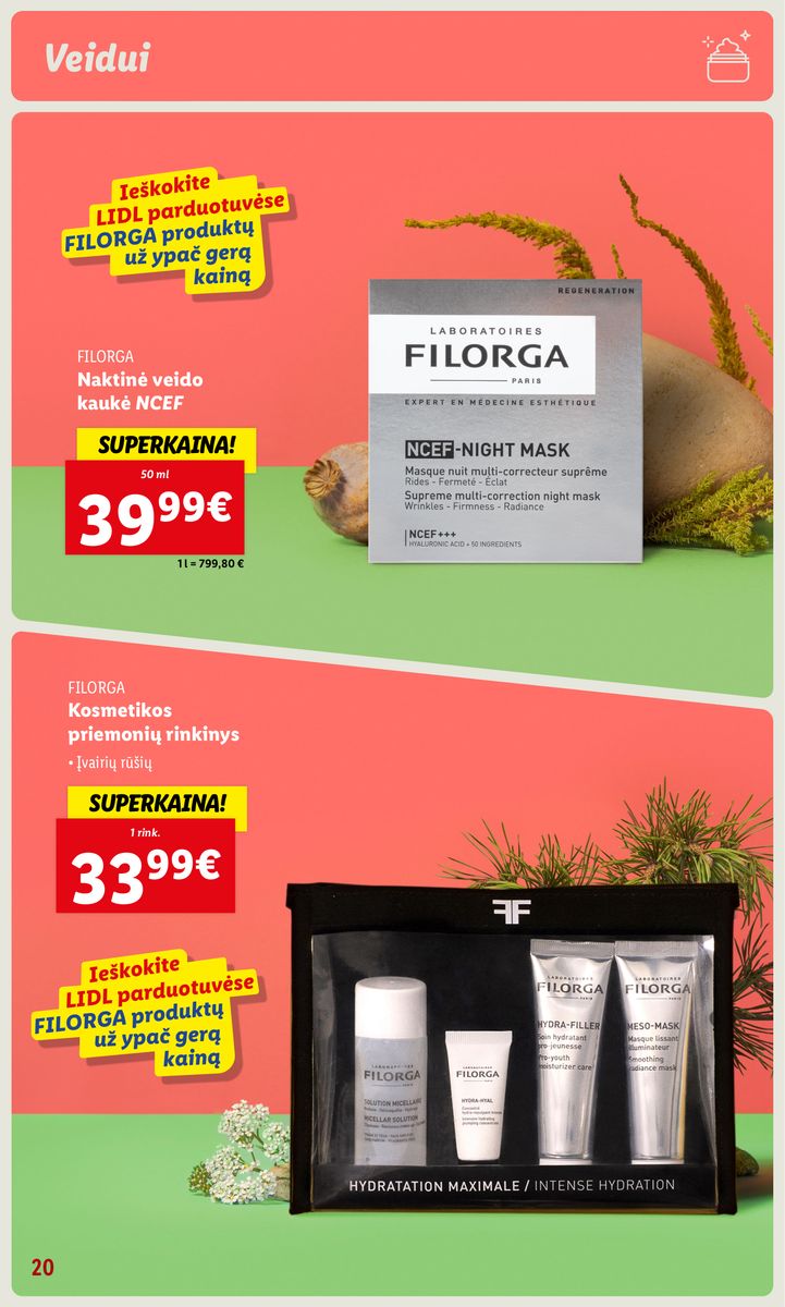 LIDL prekių katalogas "Grožio festivalis" galioja nuo 2023.10.05