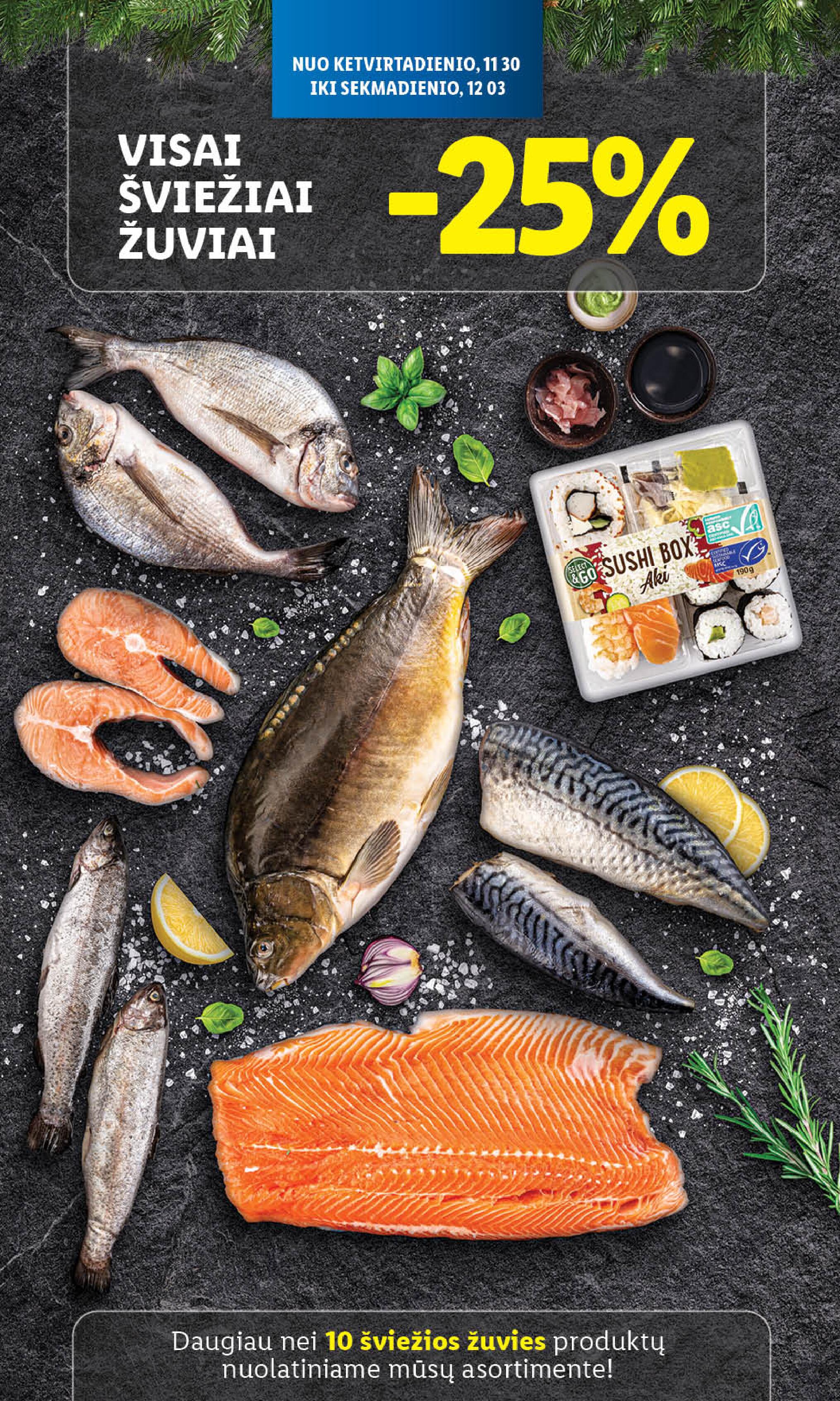 LIDL maisto prekių leidinukas nuo ketvirtadienio 11.30 - 12.03