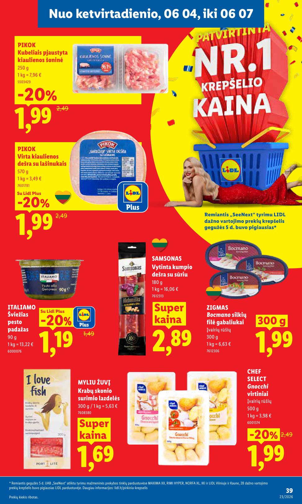 Naujausias LIDL kaininis katalogas 2026.06.01 - 2026.06.07