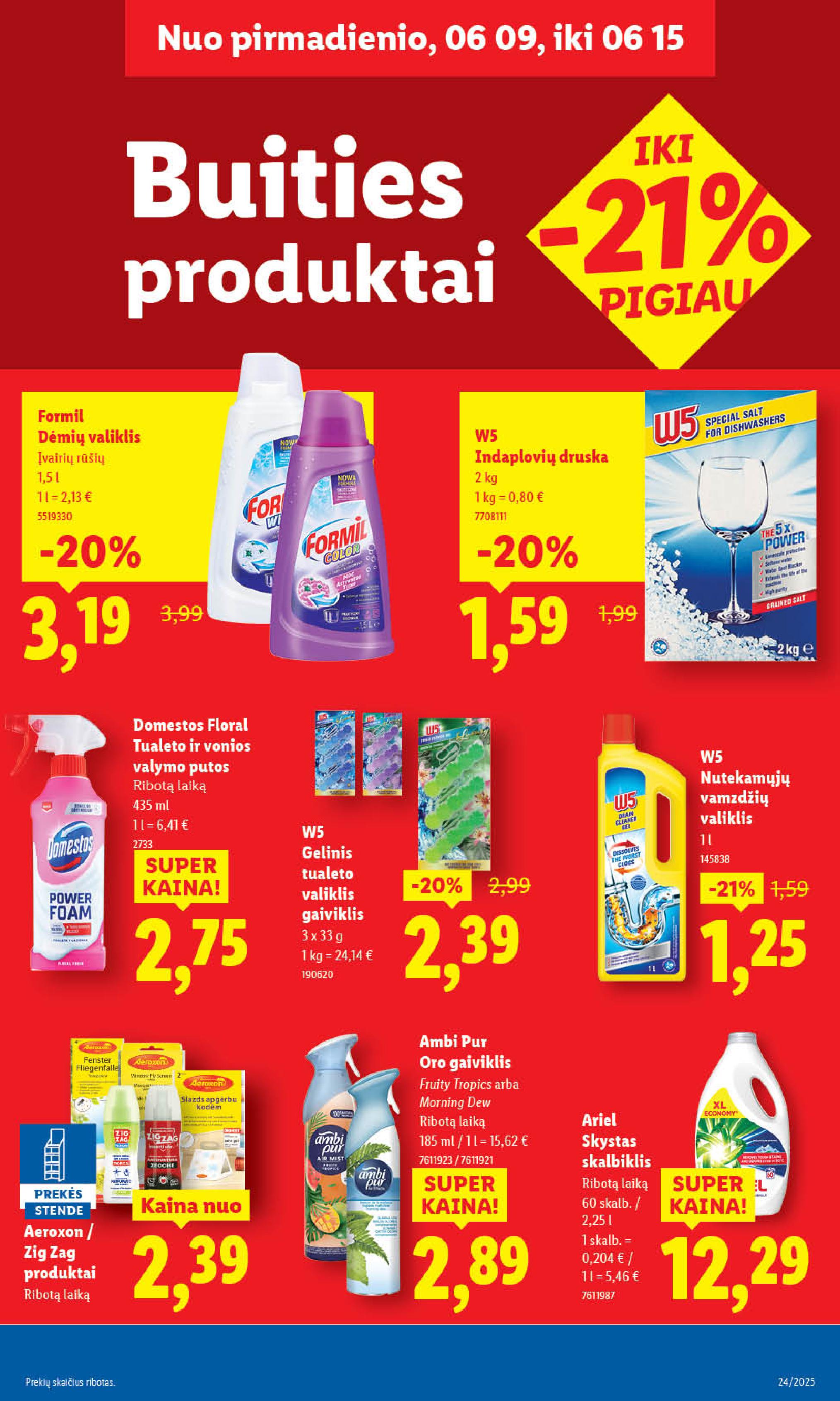 Naujausias LIDL kaininis katalogas 2025.06.09 - 2025.06.15