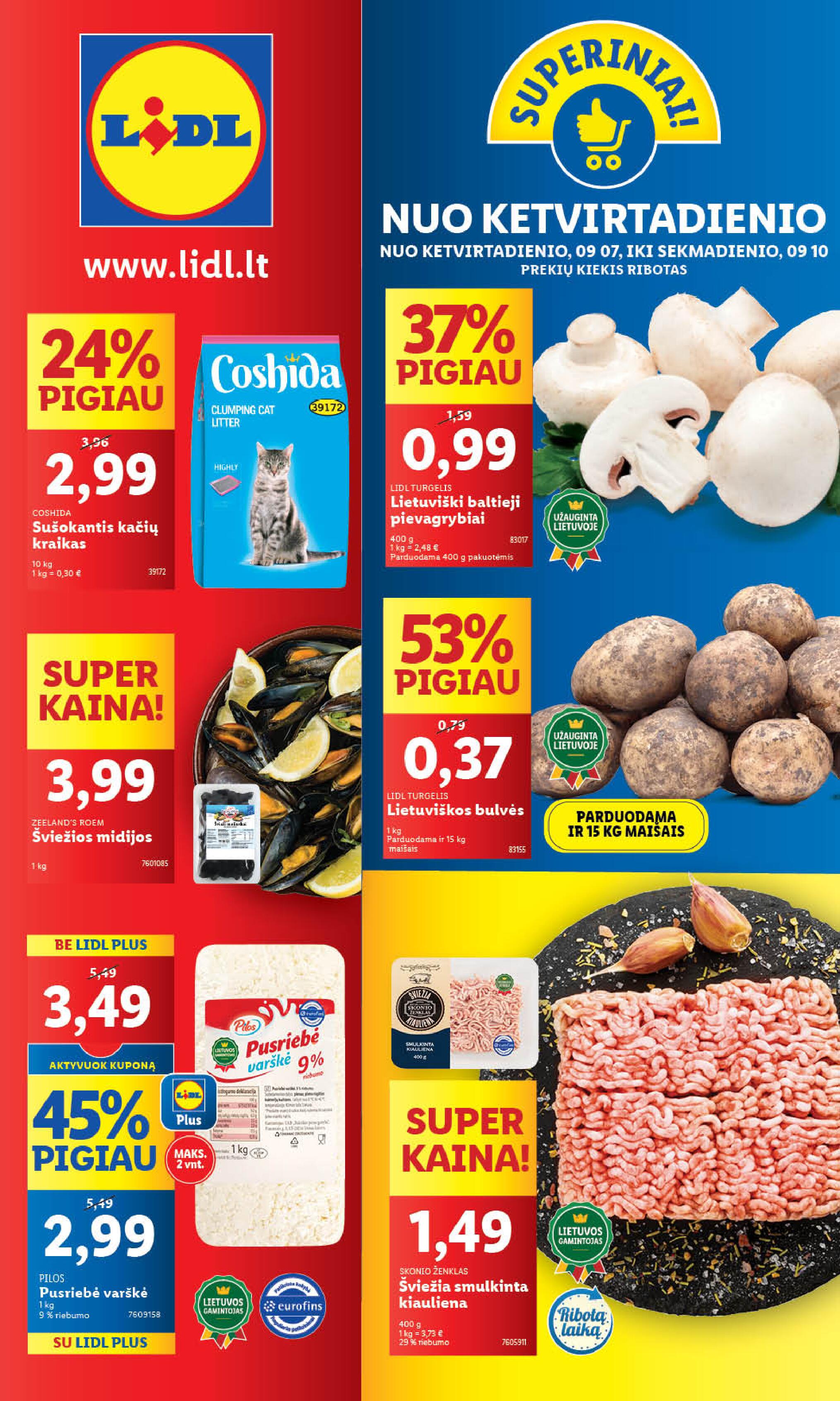 Naujausias LIDL kaininis katalogas 2023.09.04 - 2023.09.10