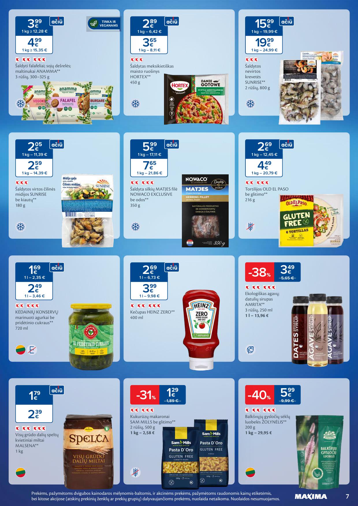 Naujausias MAXIMA kaininis katalogas 2026.01.13 - 2026.01.19