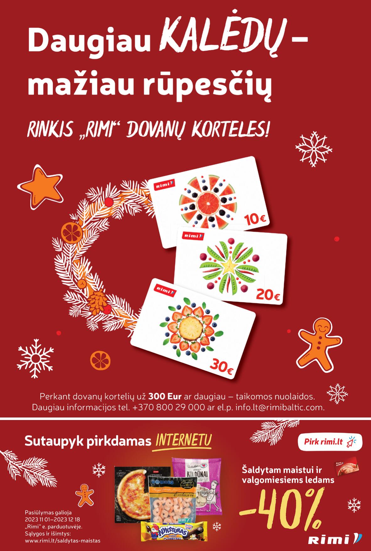 Naujausias RIMI kaininis katalogas 2023.11.28 - 2023.12.04