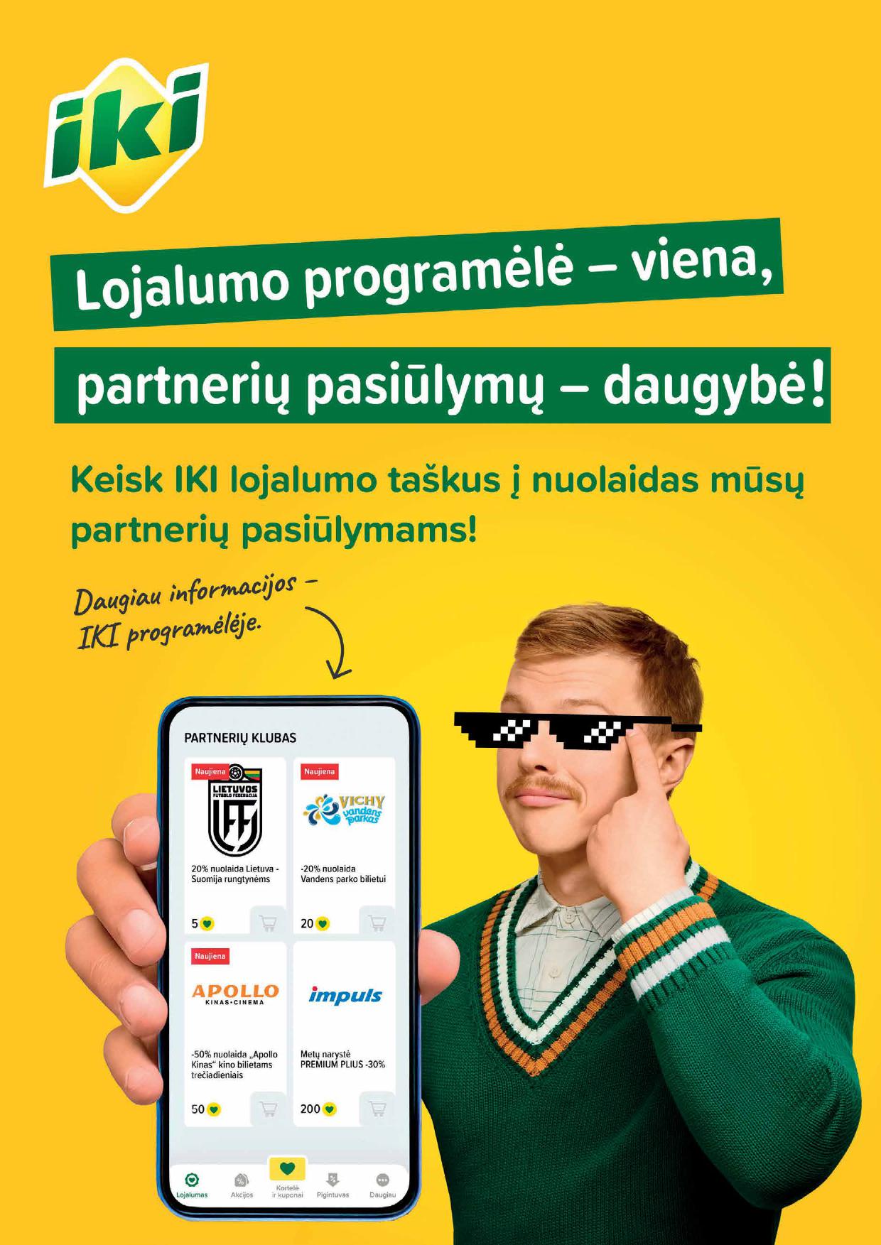 IKI SAVAITĖLĖ akcijų ir nuolaidų leidinys Nr.15 2025.04.07 - 2025.04.13