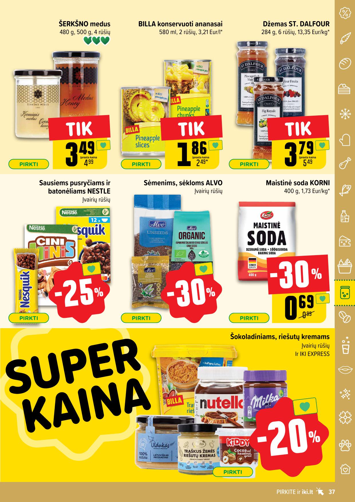 Naujausias IKI kaininis katalogas 2025.02.24 - 2025.03.02