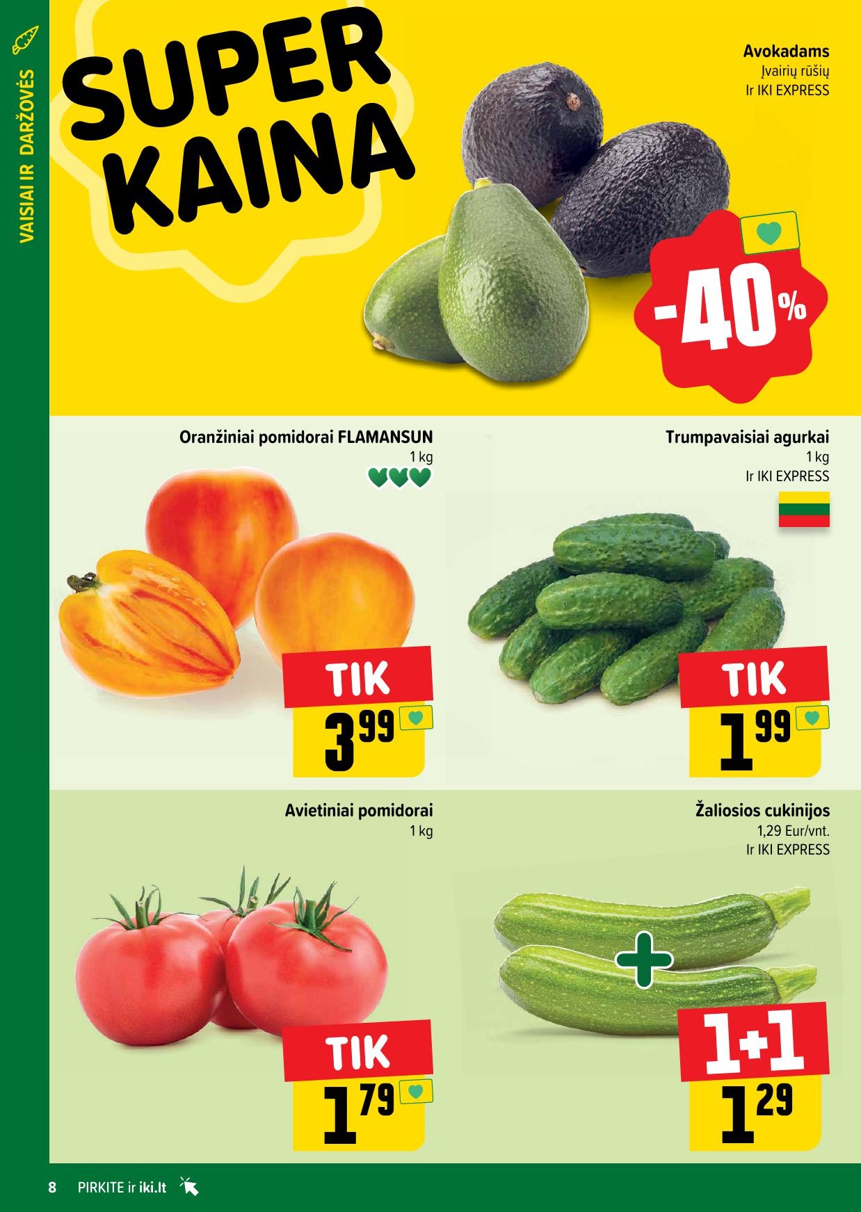 Naujausias IKI kaininis katalogas 2025.08.11 - 2025.08.17