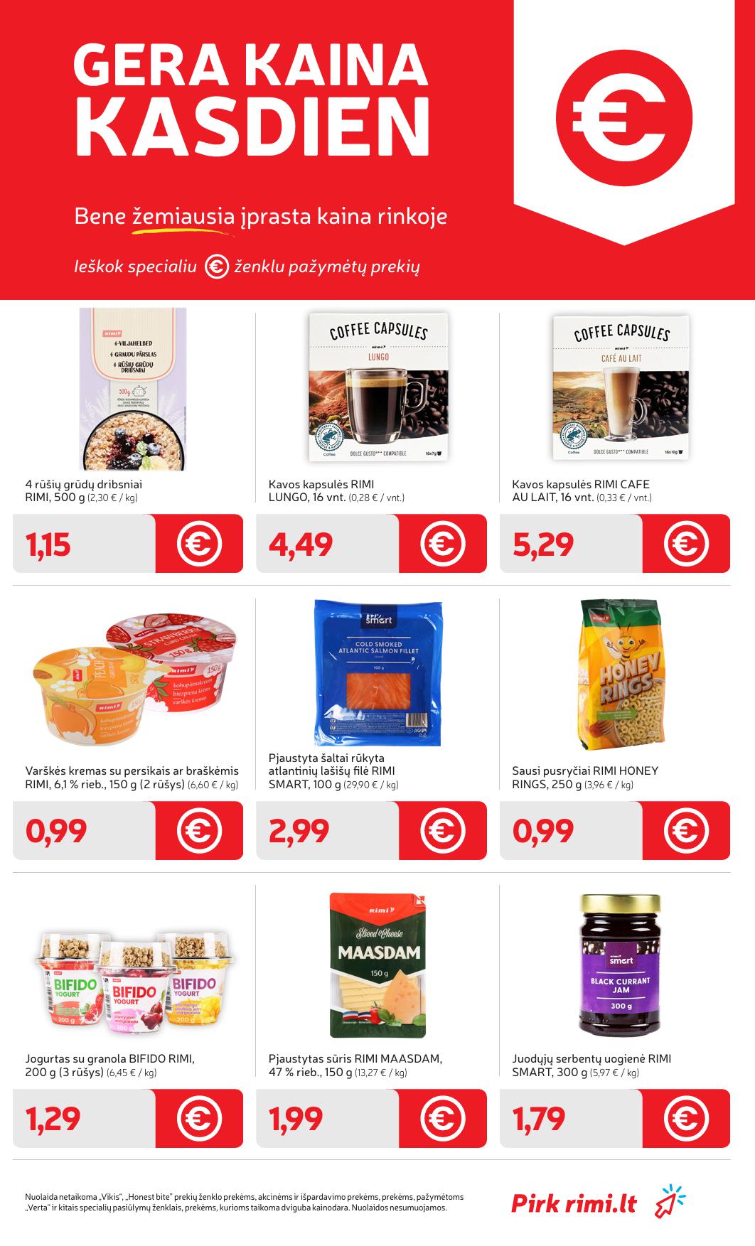 Naujausias RIMI kaininis katalogas 2026.04.21 - 2026.04.27