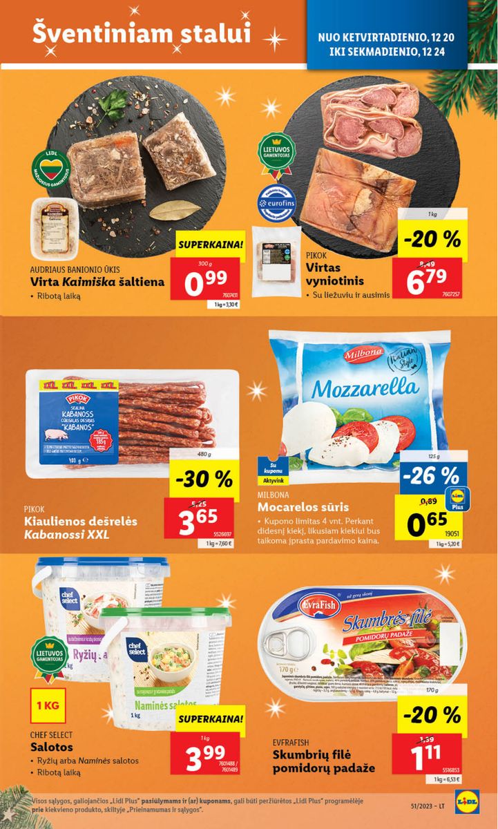 Naujausias LIDL kaininis katalogas 2023.12.18 - 2023.12.24
