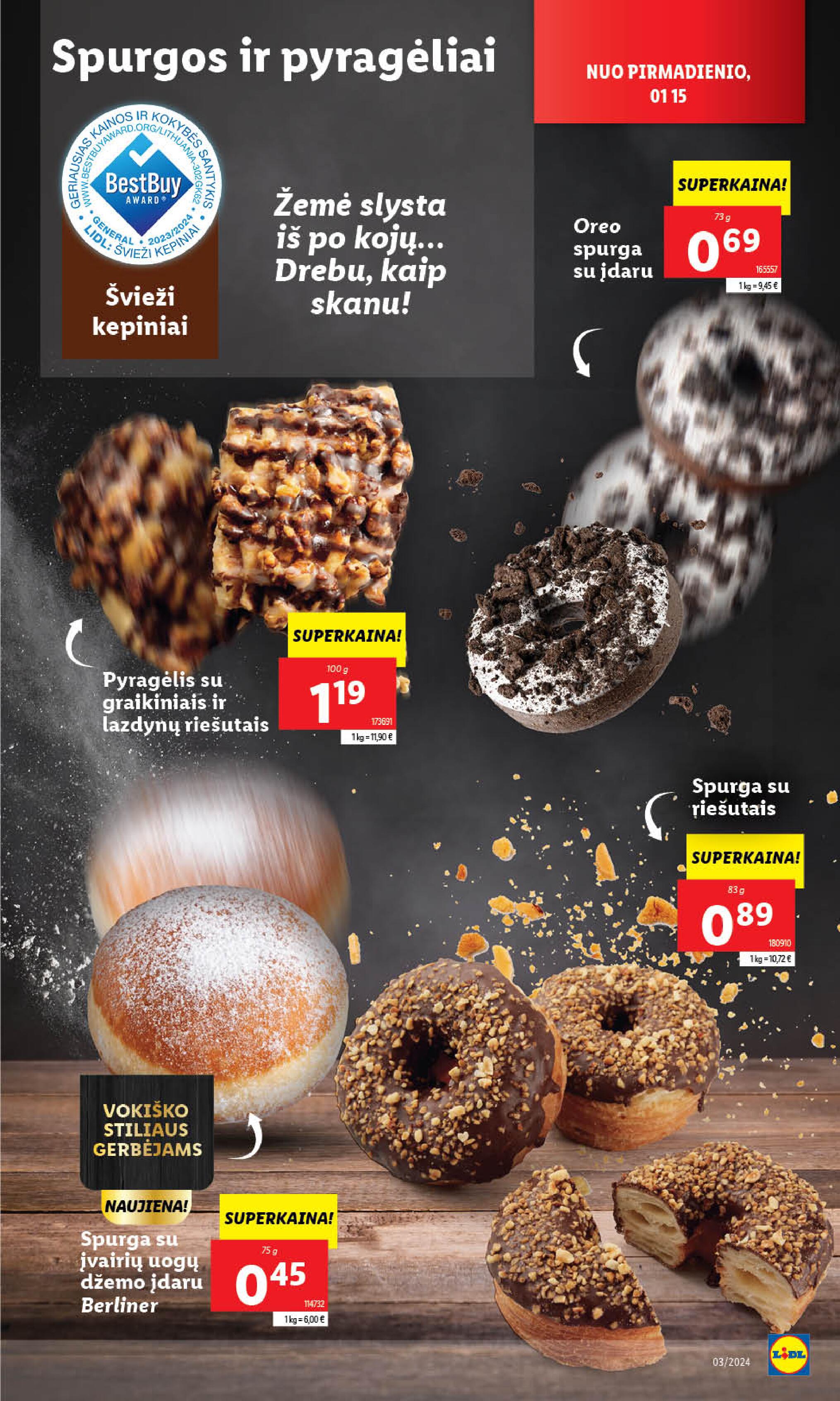 Naujausias LIDL kaininis katalogas 2024.01.15 - 2024.01.21