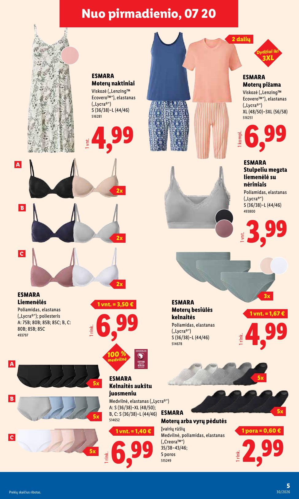 LIDL ne maisto prekių leidinys 2026.07.20 - 2026.07.26