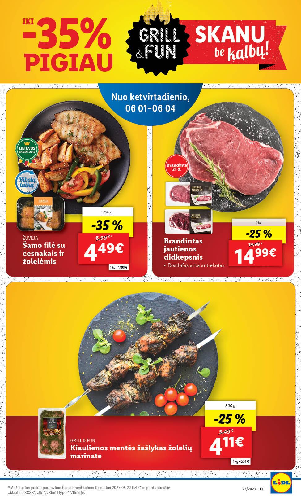Naujausias LIDL kaininis katalogas 2023.05.29 - 2023.06.04