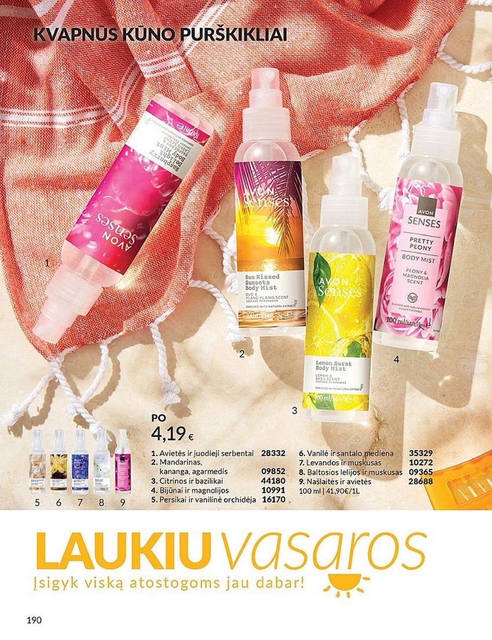 AVON katalogas galioja 2025.05.01 - 2025.05.31