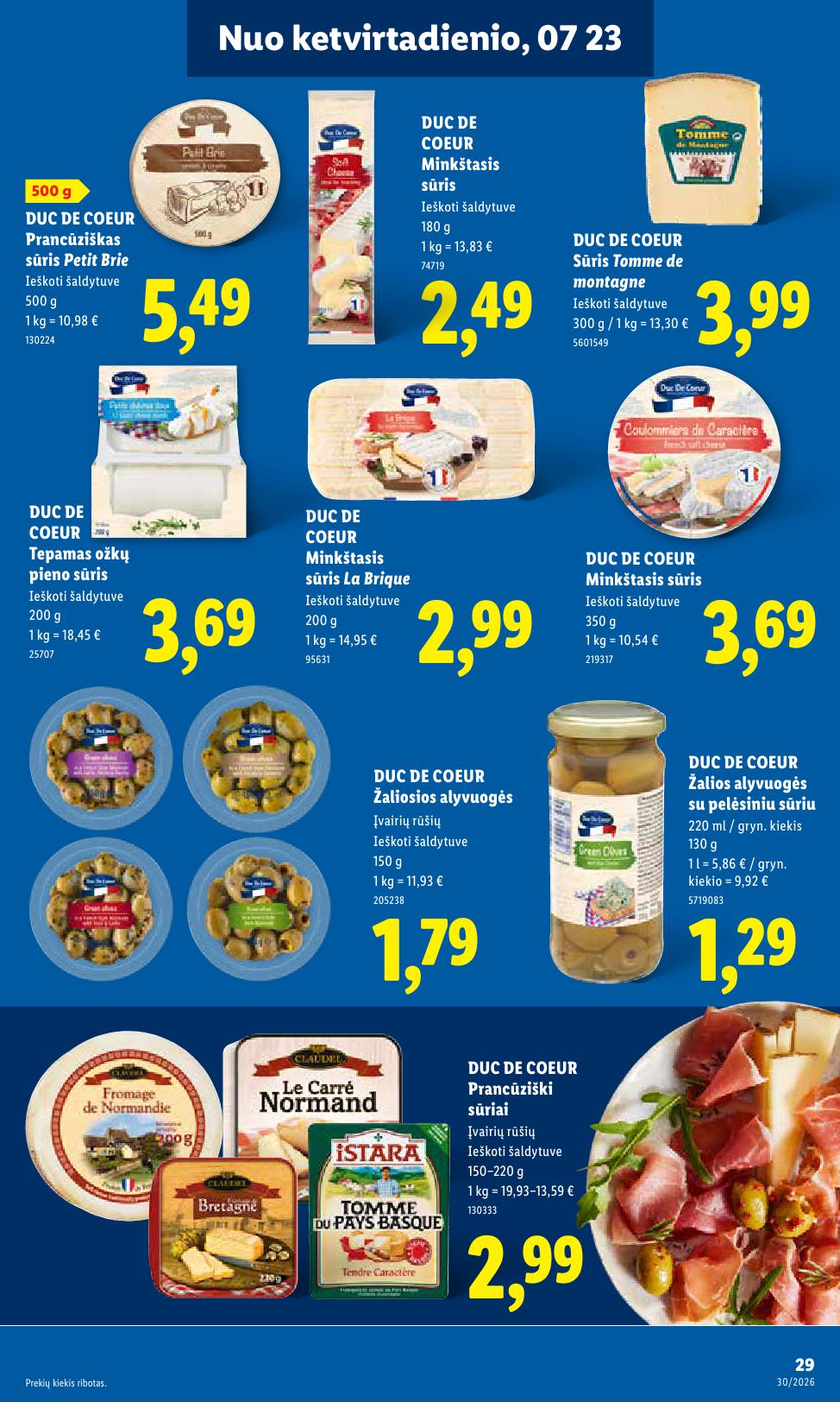 Naujausias LIDL kaininis katalogas 2026.07.20 - 2026.07.26