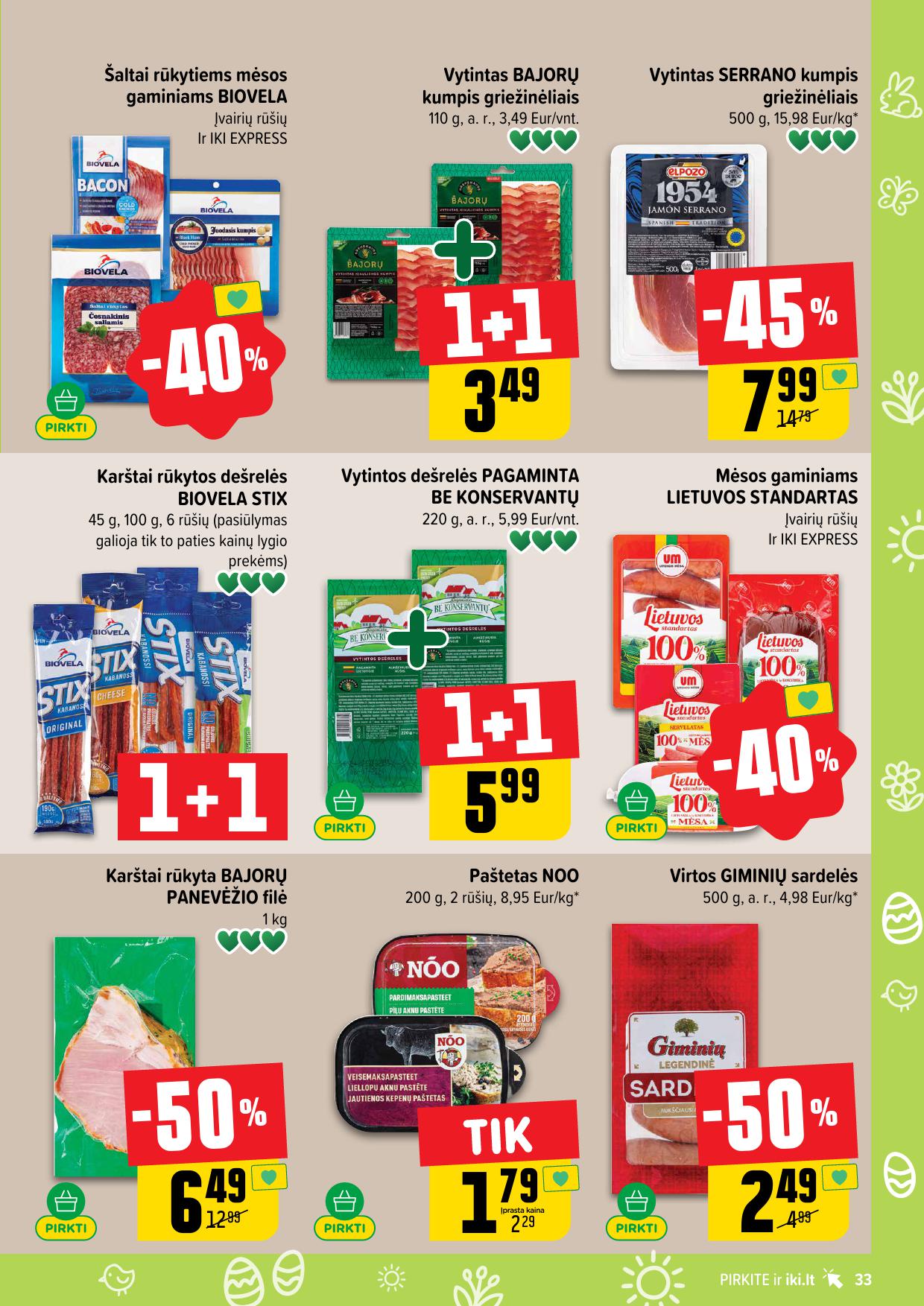 Naujausias IKI kaininis katalogas 2026.03.30 - 2026.04.04