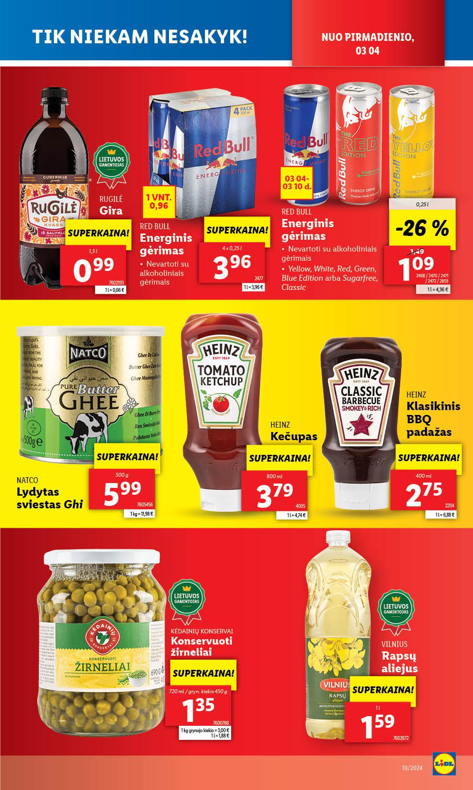 Naujausias LIDL kaininis katalogas 2024.03.04 - 2024.03.10