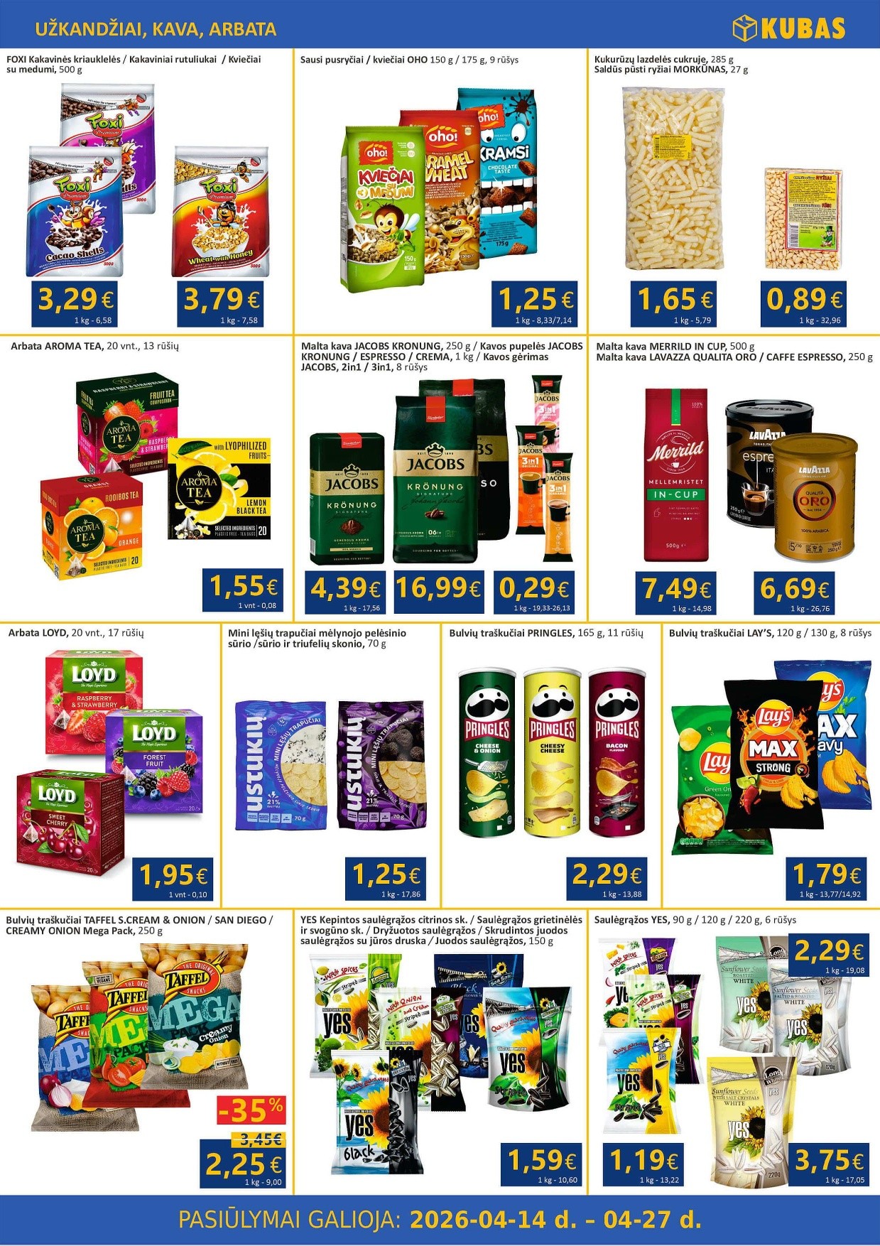 Naujas KUBAS leidinys nuo 2026.04.14 iki 2026.04.27