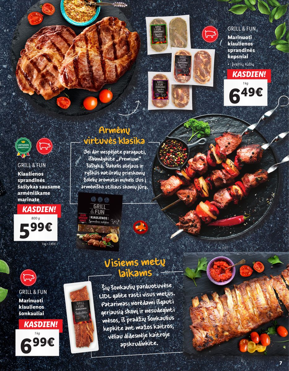 LIDL grilio katalogas "GRILIO ISTORIJOS 2022"