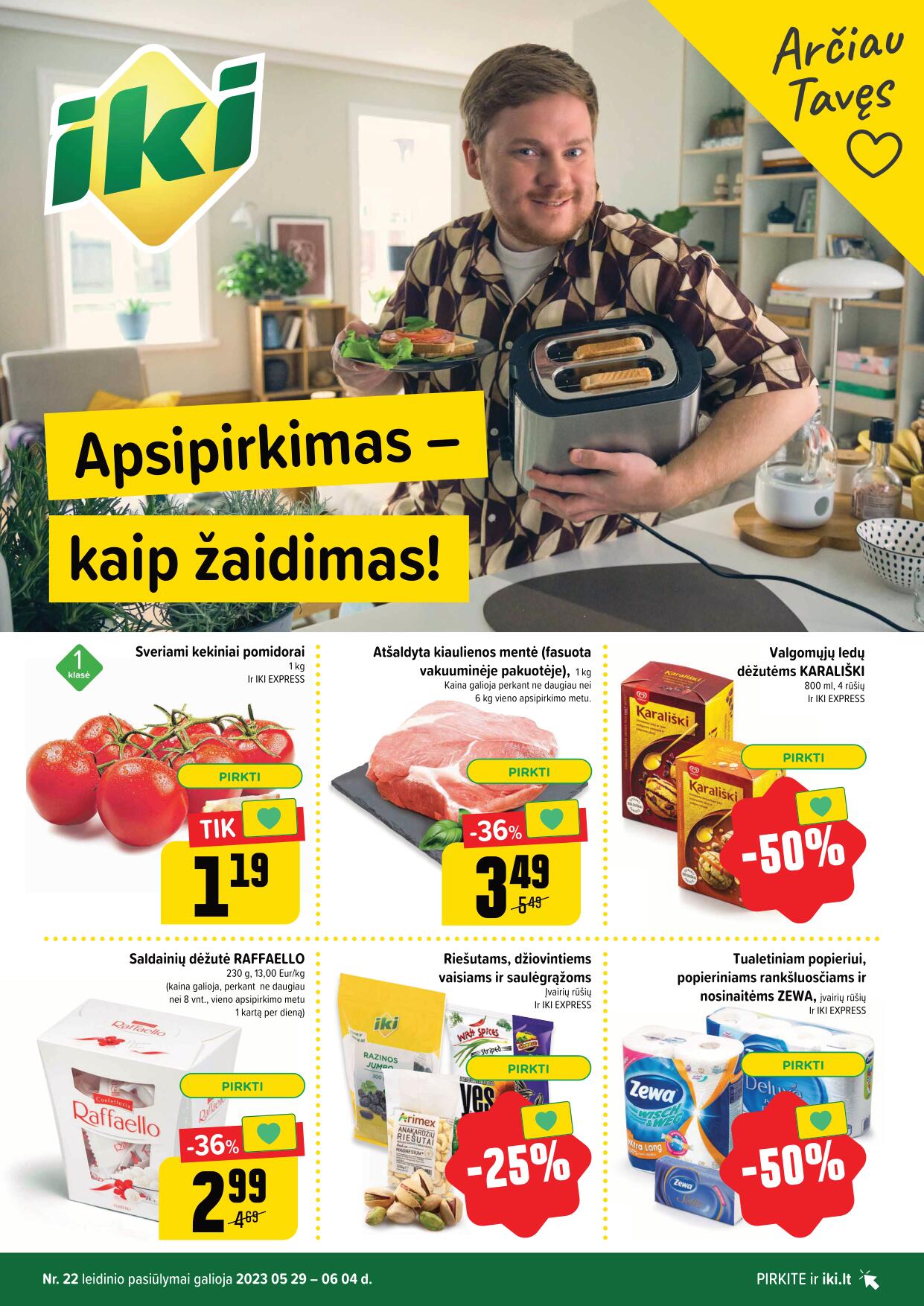 Naujausias IKI kaininis katalogas 2023.05.29 - 2023.06.04