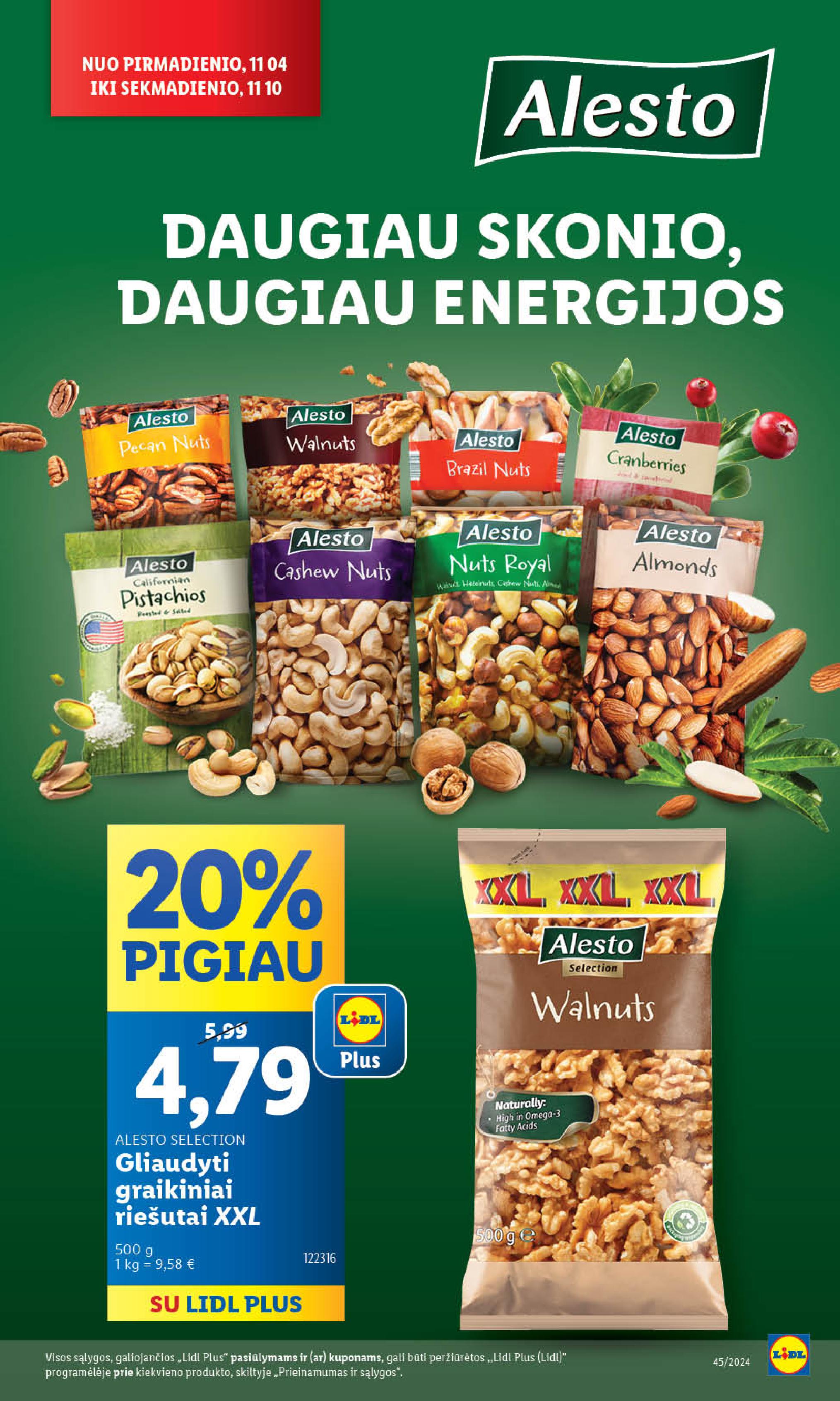 Naujausias LIDL kaininis katalogas 2024.11.04 - 2024.11.10