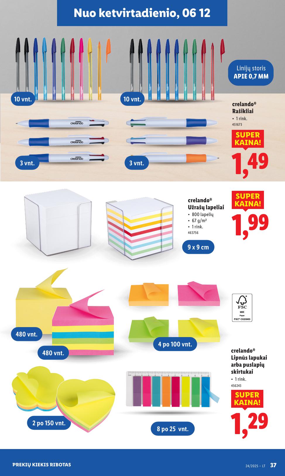 LIDL ne maisto prekių leidinys 2025.06.09 - 2025.06.15