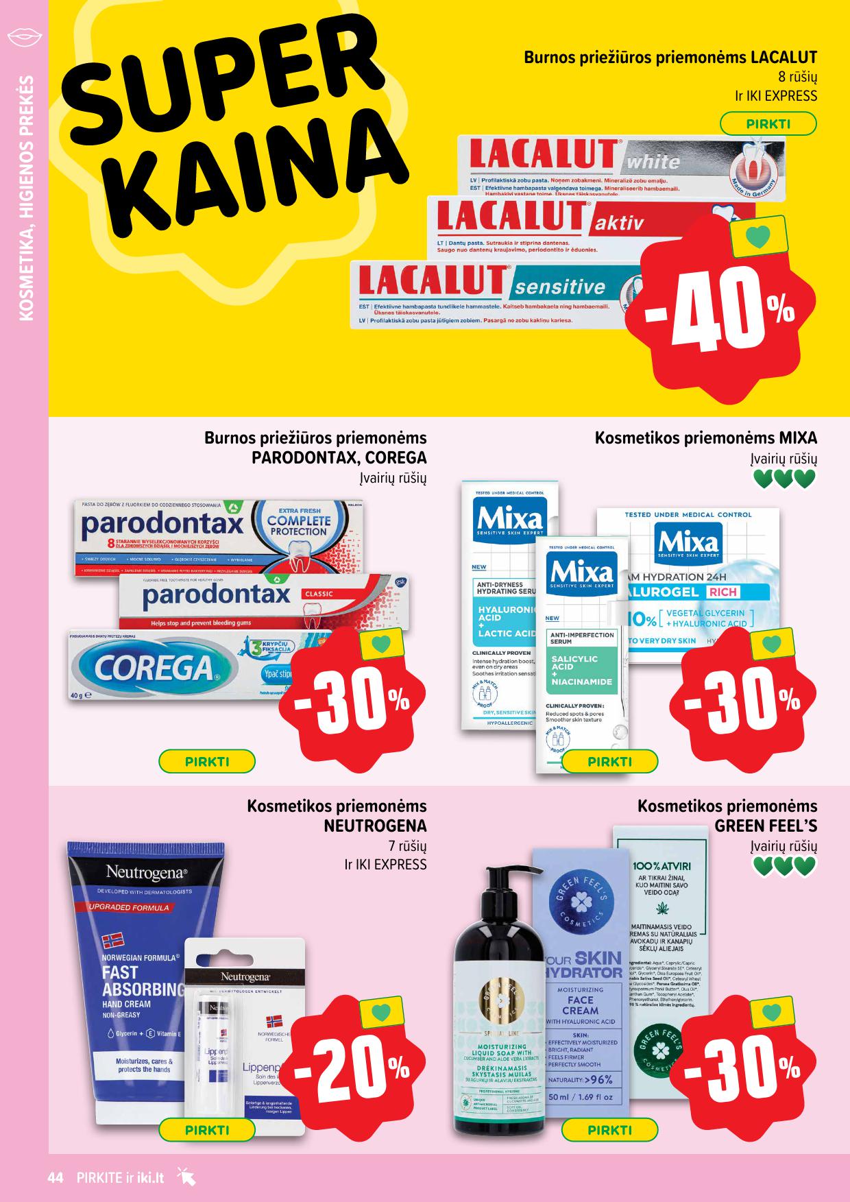 Naujausias IKI kaininis katalogas 2025.04.21 - 2025.04.27