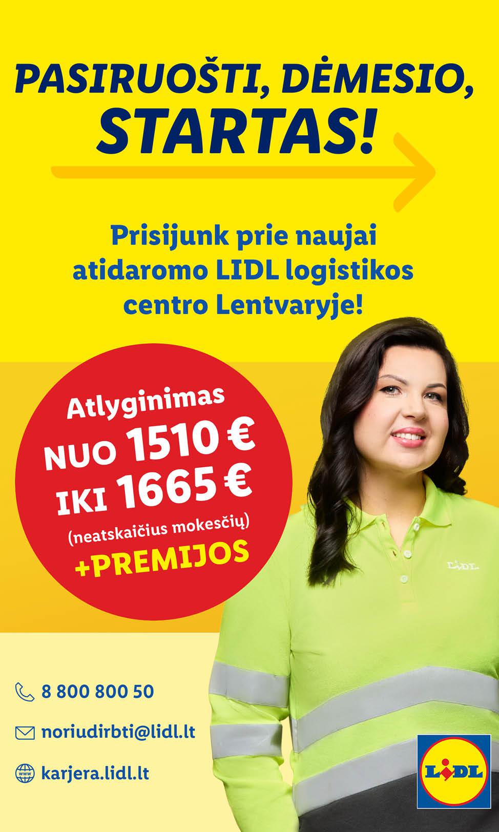 Naujausias LIDL kaininis katalogas 2024.04.01 - 2024.04.07