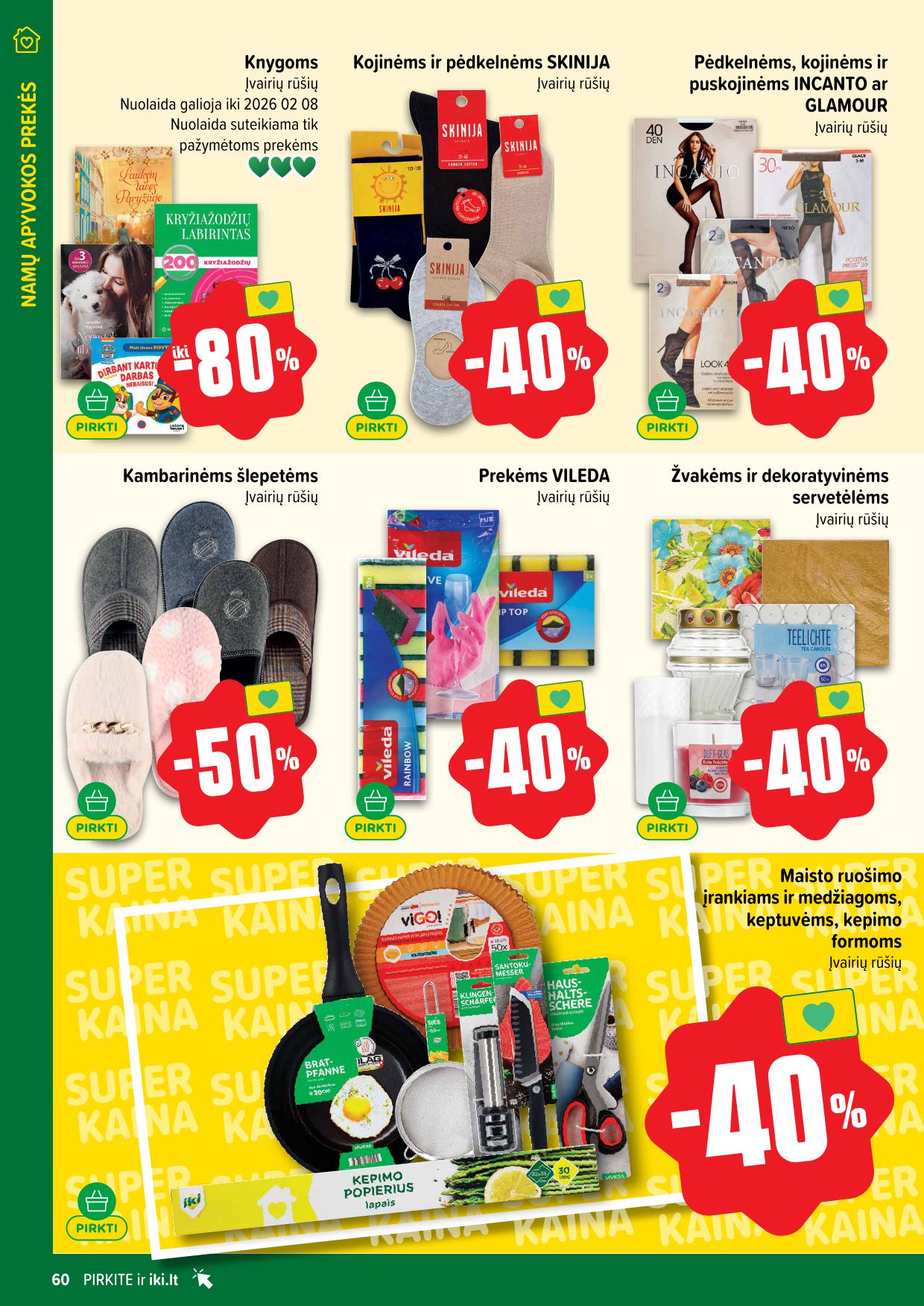 Naujausias IKI kaininis katalogas 2026.01.12 - 2026.01.18