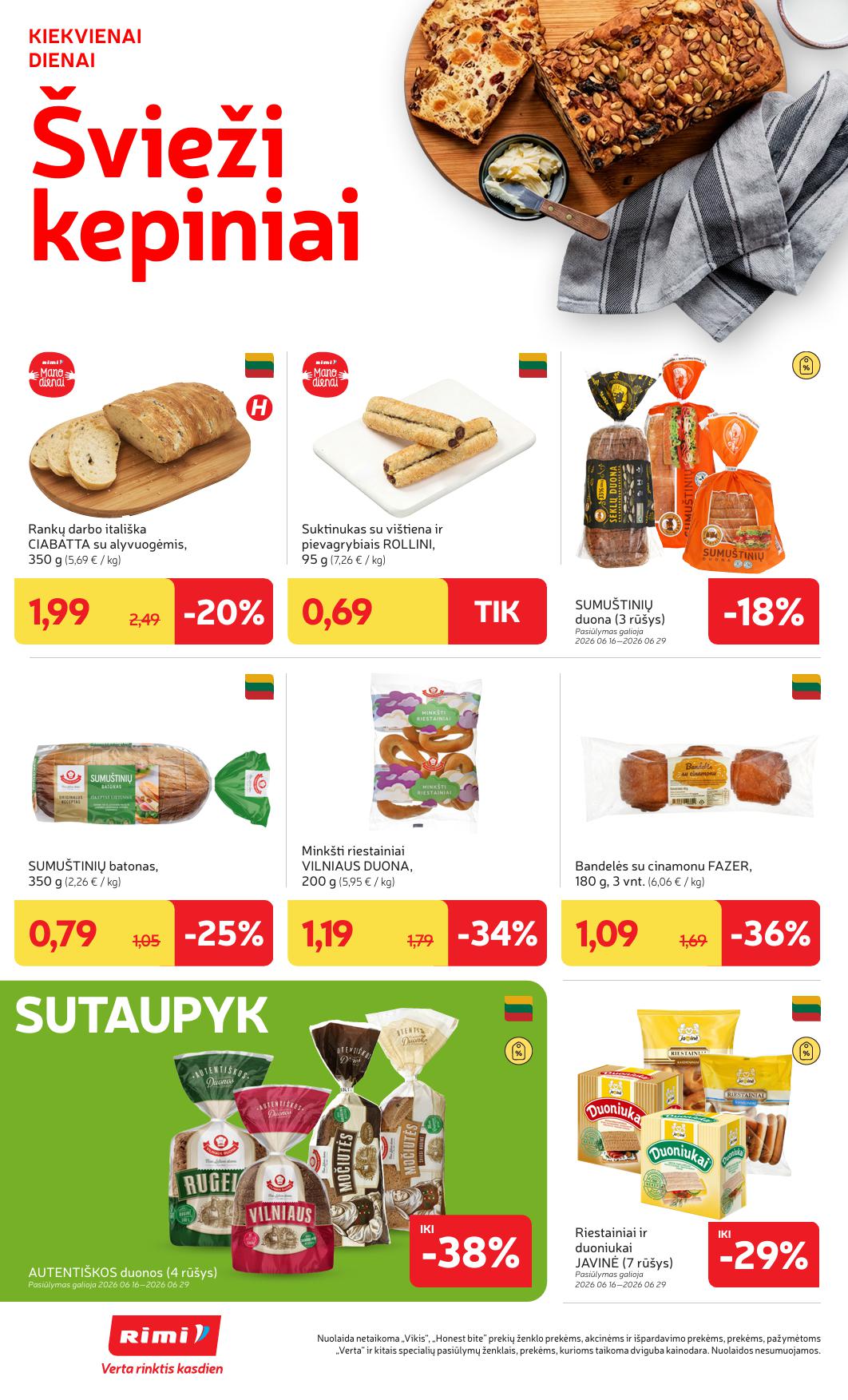Naujausias RIMI kaininis katalogas 2026.06.16 - 2026.06.22