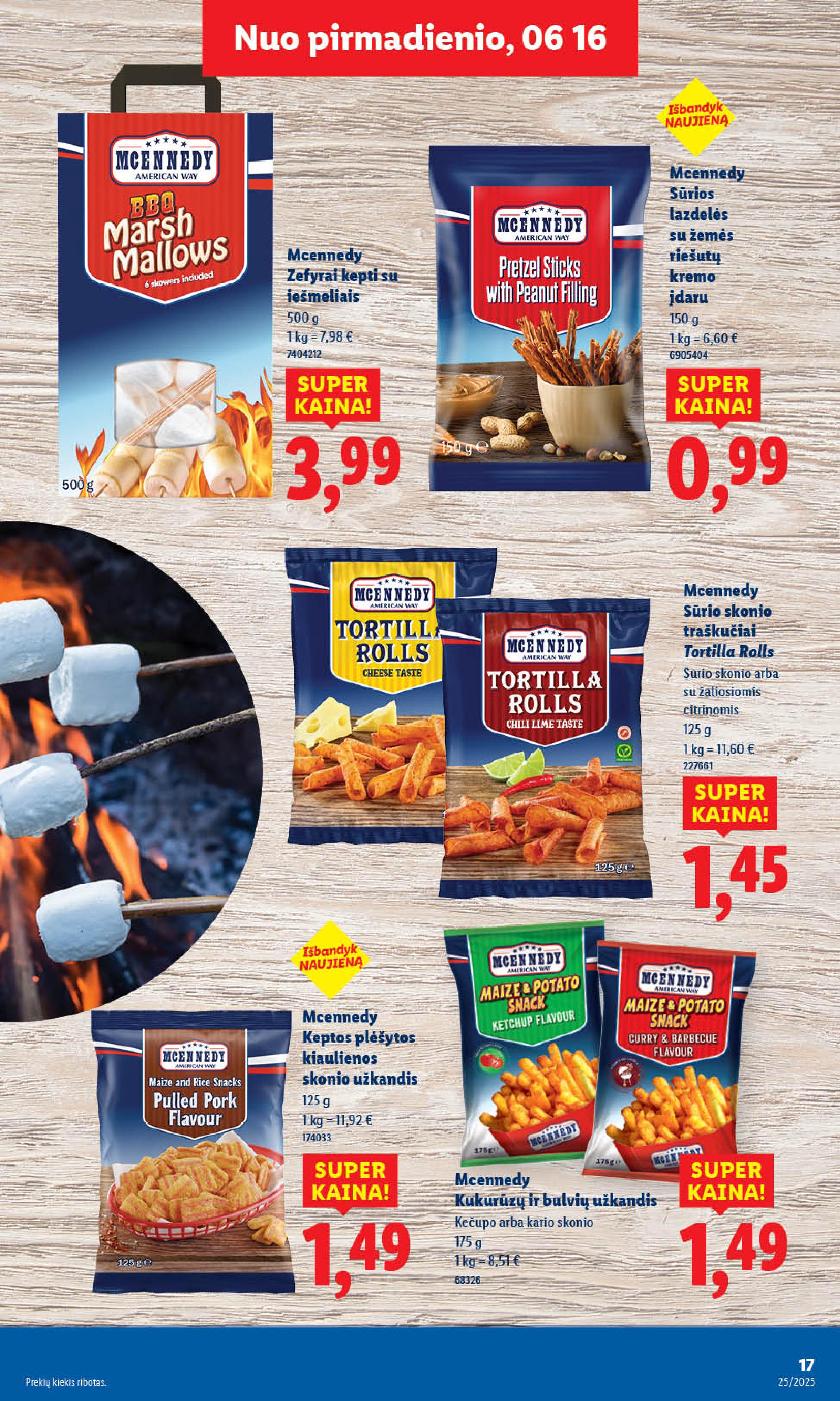 LIDL akcijų ir nuolaidų leidinys 2025.06.16 - 2025.06.22
