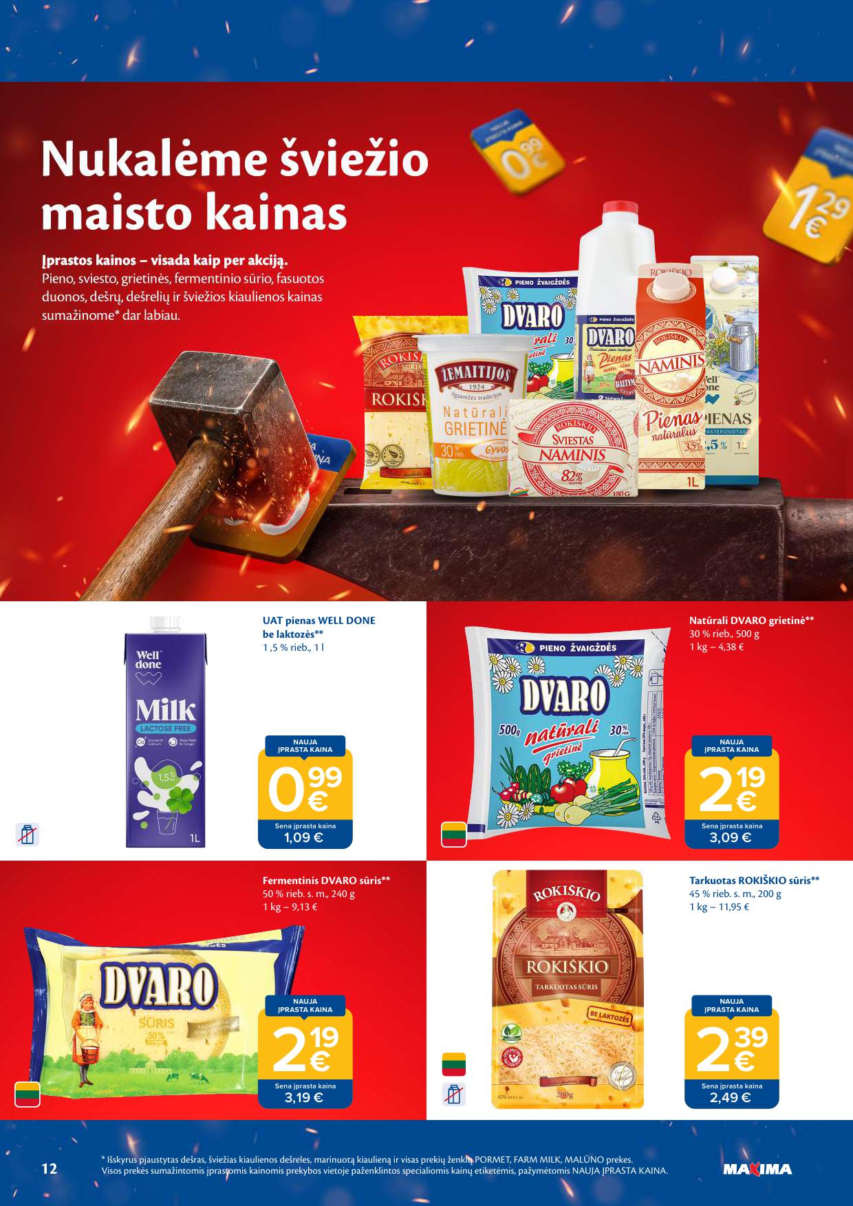 Naujausias MAXIMA kaininis katalogas 2026.08.04 - 2026.08.10