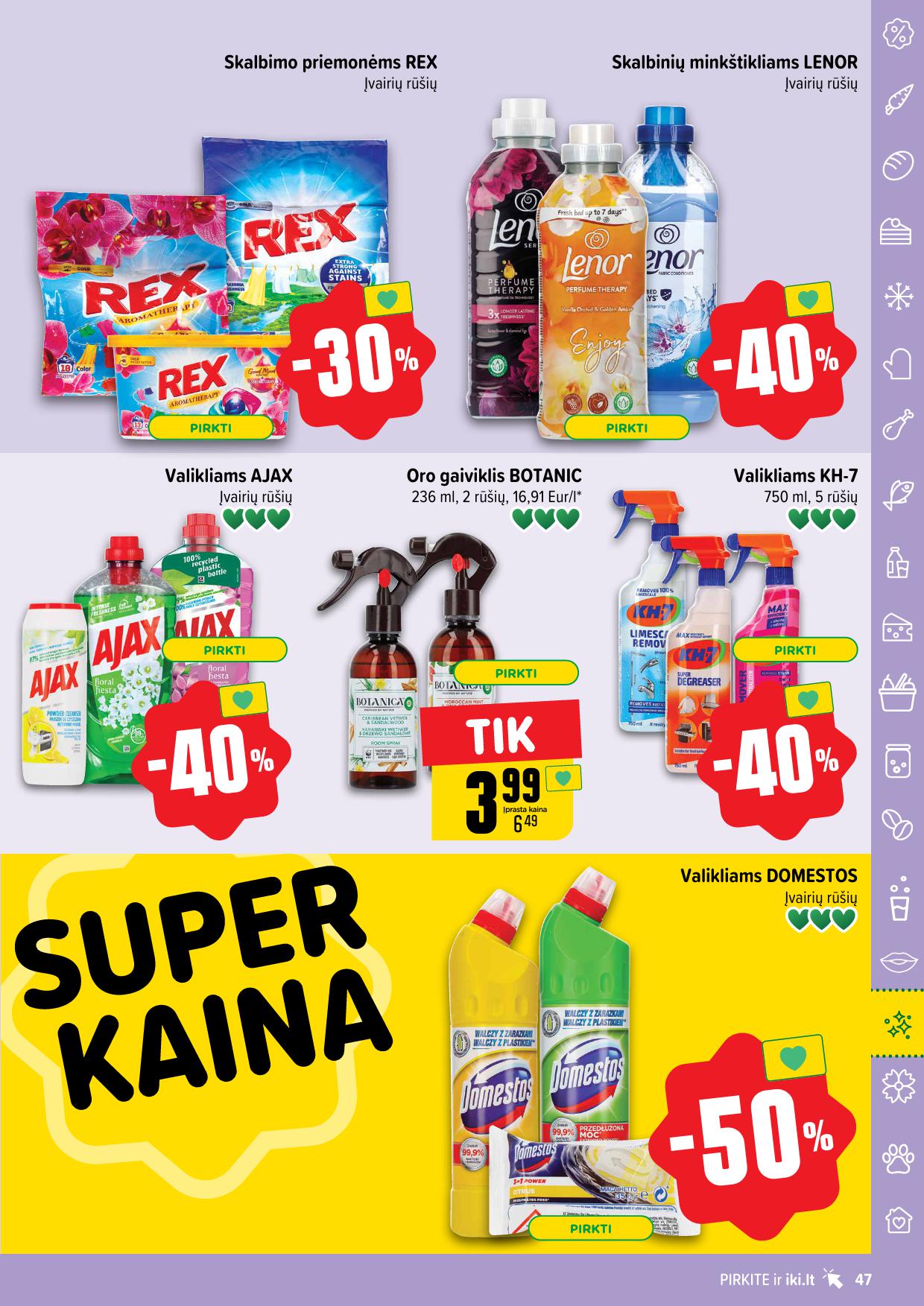 Naujausias IKI kaininis katalogas 2025.02.10 - 2025.02.16