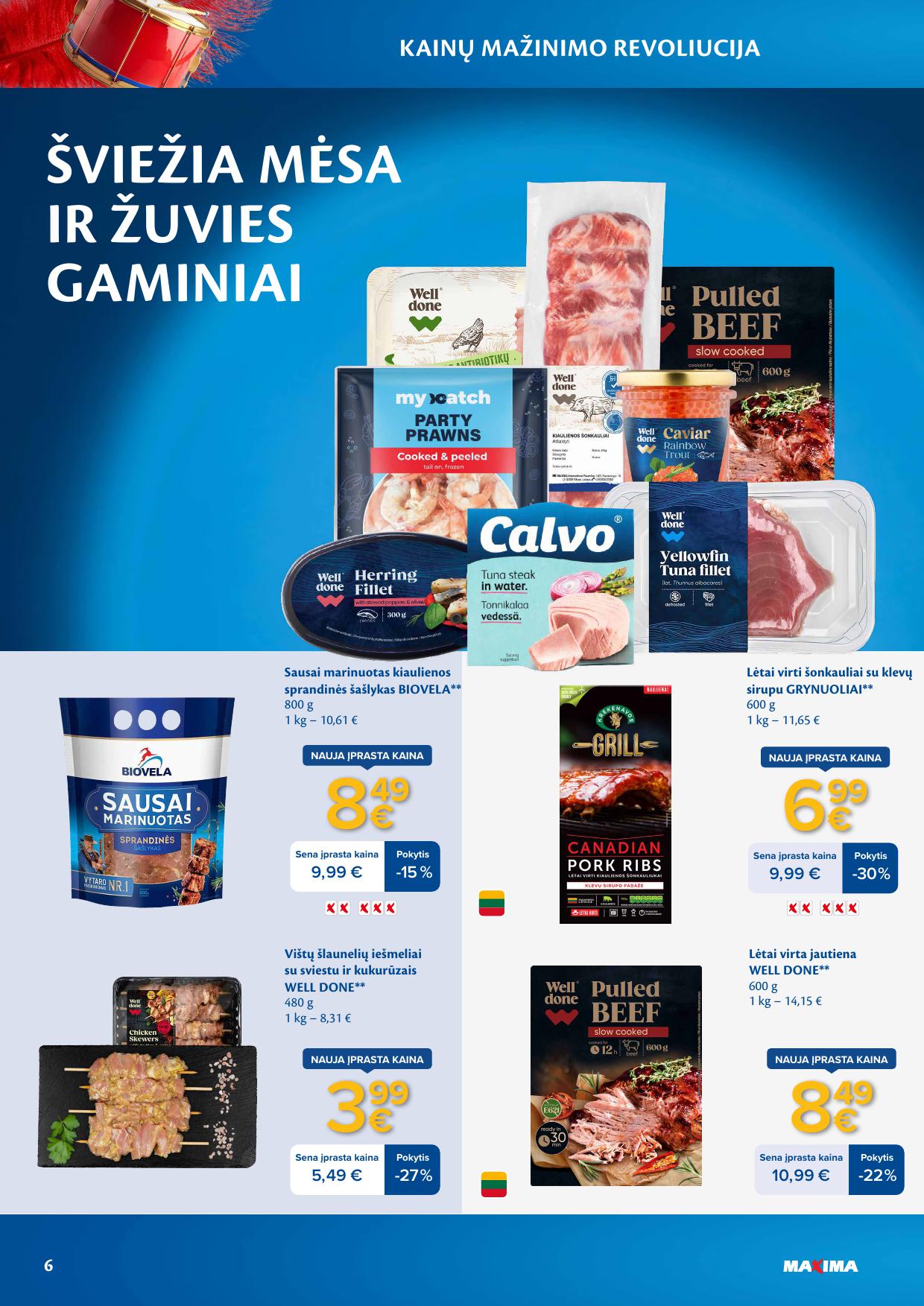 MAXIMA nuolaidų leidinys "Kainų mažinimo revoliucija"