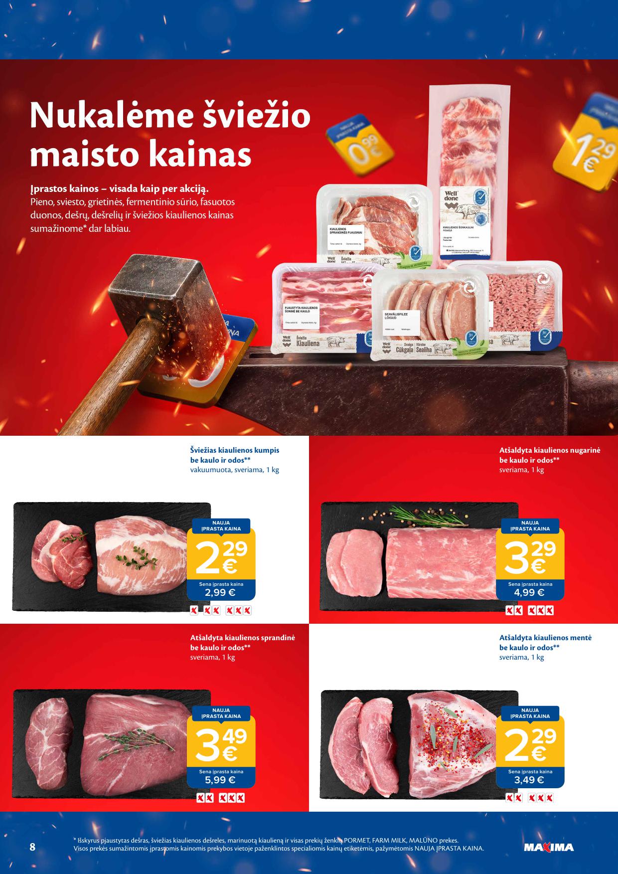Naujausias MAXIMA kaininis katalogas 2026.07.28 - 2026.08.03