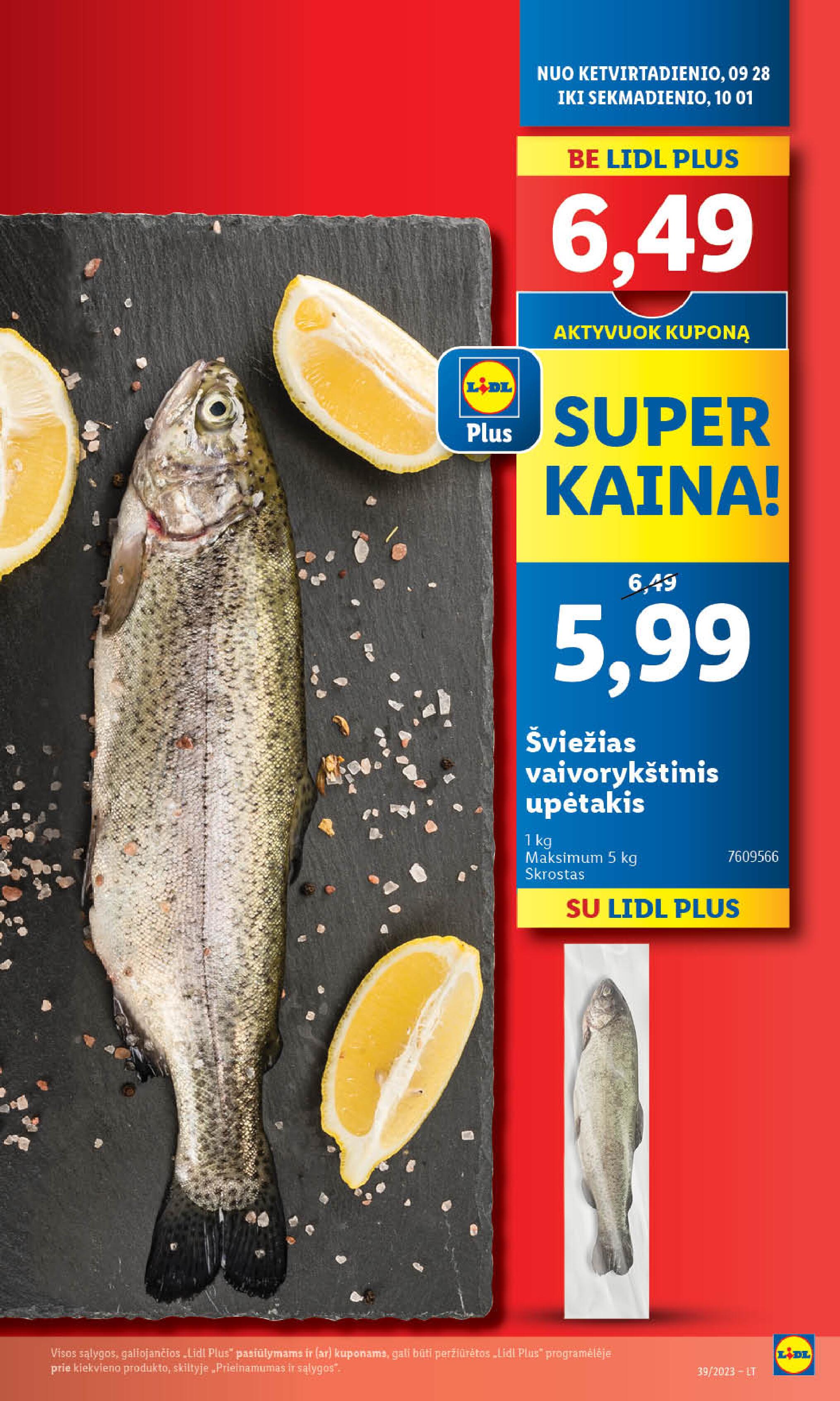 Naujausias LIDL kaininis katalogas 2023.09.25 - 2023.10.01