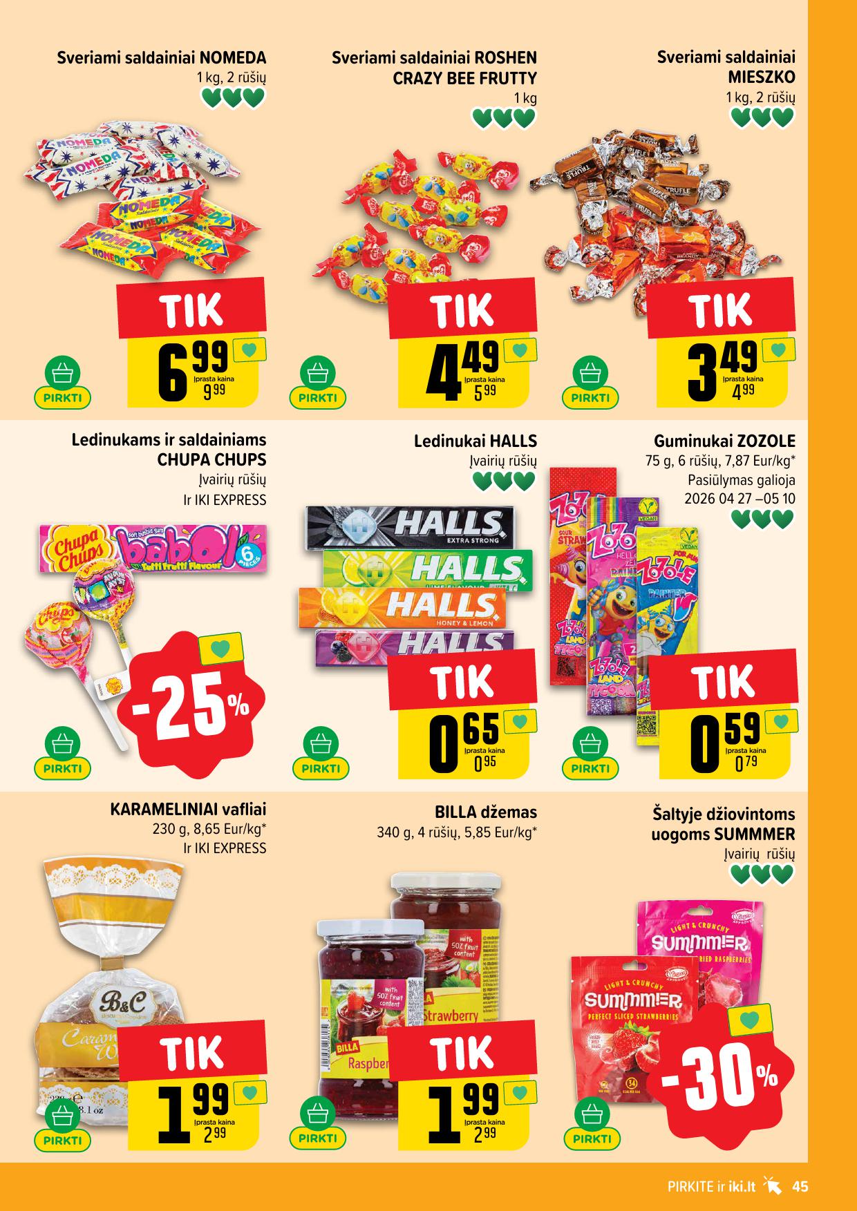 Naujausias IKI kaininis katalogas 2026.04.27 - 2026.05.03