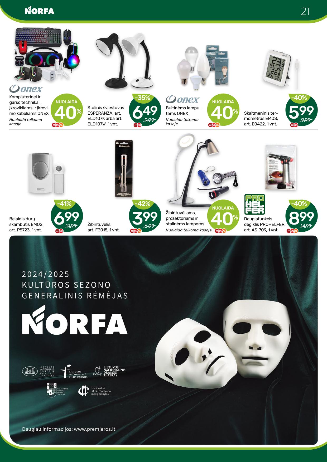 Naujausias NORFA kaininis katalogas 2025.01.23 - 2025.02.05