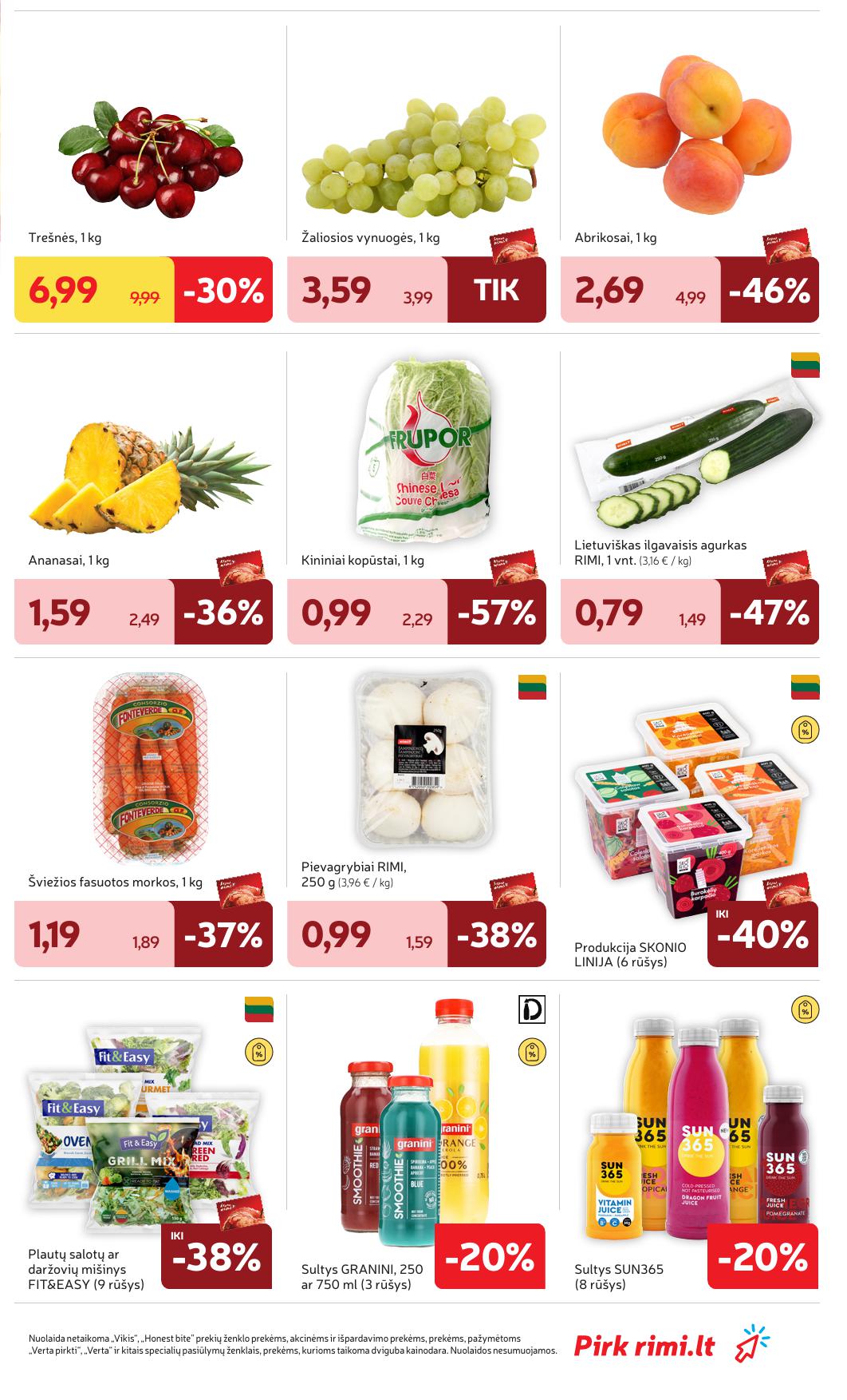 Naujausias RIMI kaininis katalogas 2025.07.15 - 2025.07.21