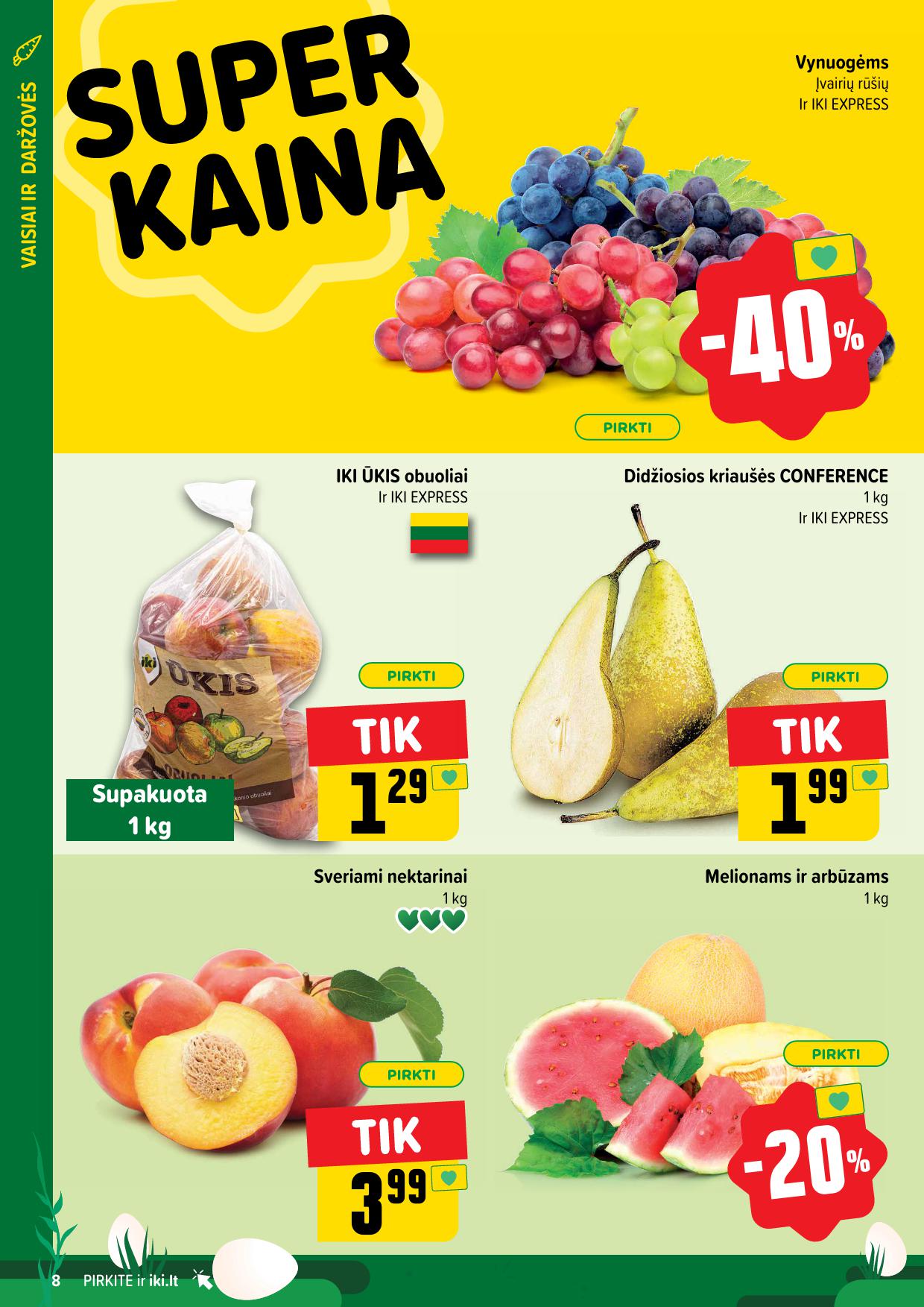 Naujausias IKI kaininis katalogas 2025.03.24 - 2025.03.30