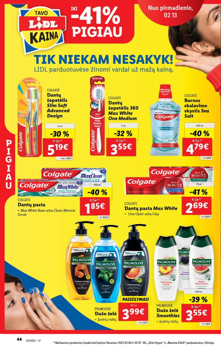Naujausias LIDL kaininis katalogas 2023.02.13 - 2023.02.19 