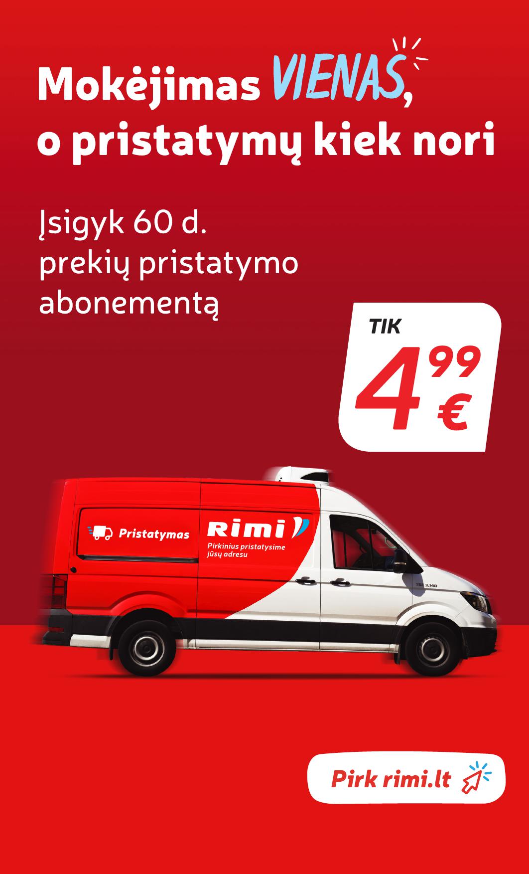 Naujausias RIMI kaininis katalogas 2025.01.14 - 2025.01.20