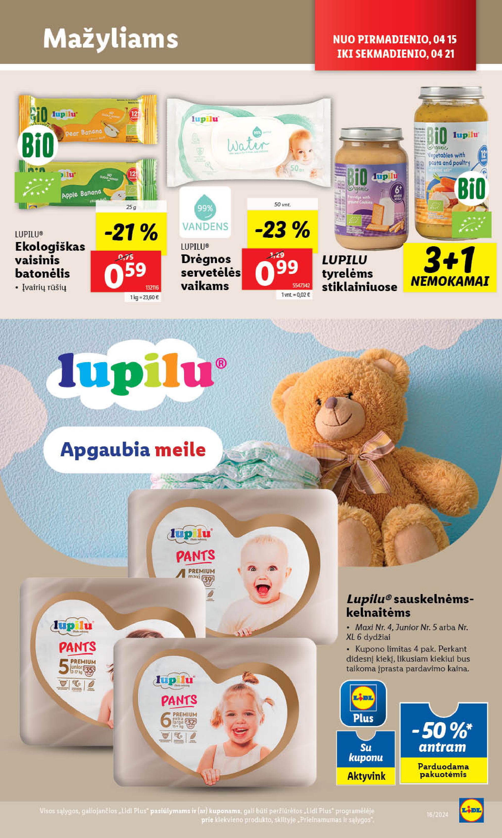 Naujausias LIDL kaininis katalogas 2024.04.15 - 2024.04.21