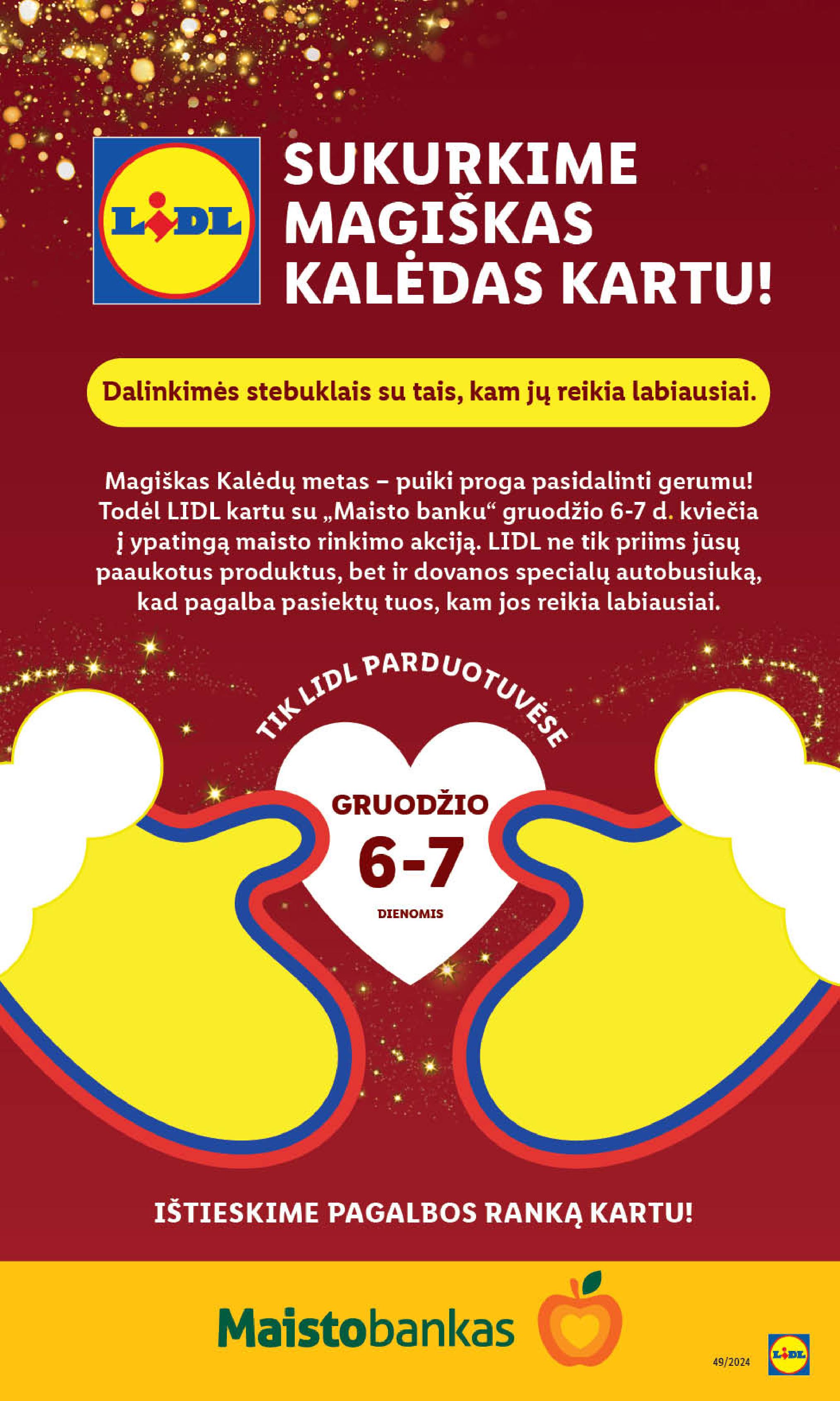 Naujausias LIDL kaininis katalogas 2024.12.02 - 2024.12.08