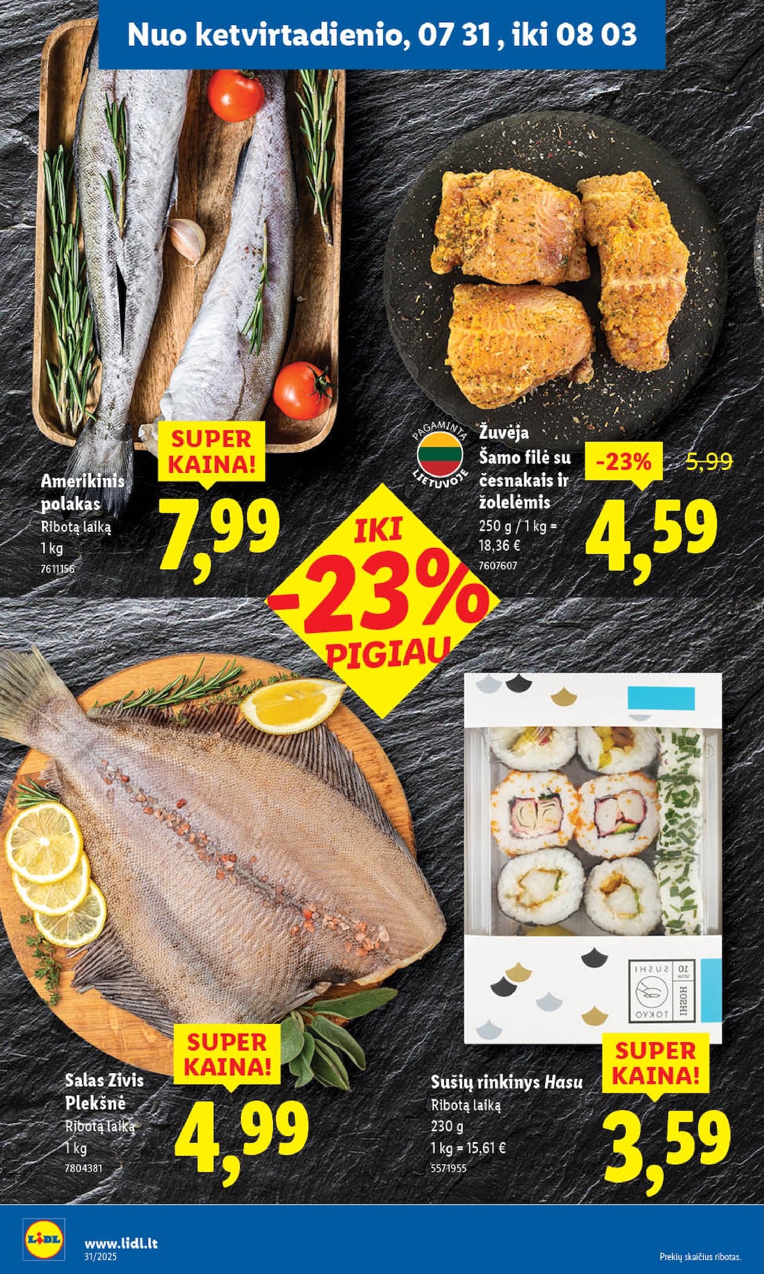 Naujausias LIDL kaininis katalogas 2025.07.28 - 2025.08.03