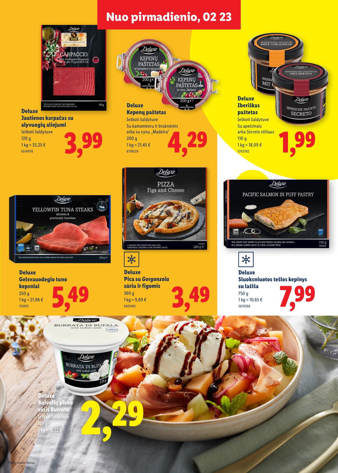 LIDL Velykinis katalogas "Velykos pilnos džiaugsmo"