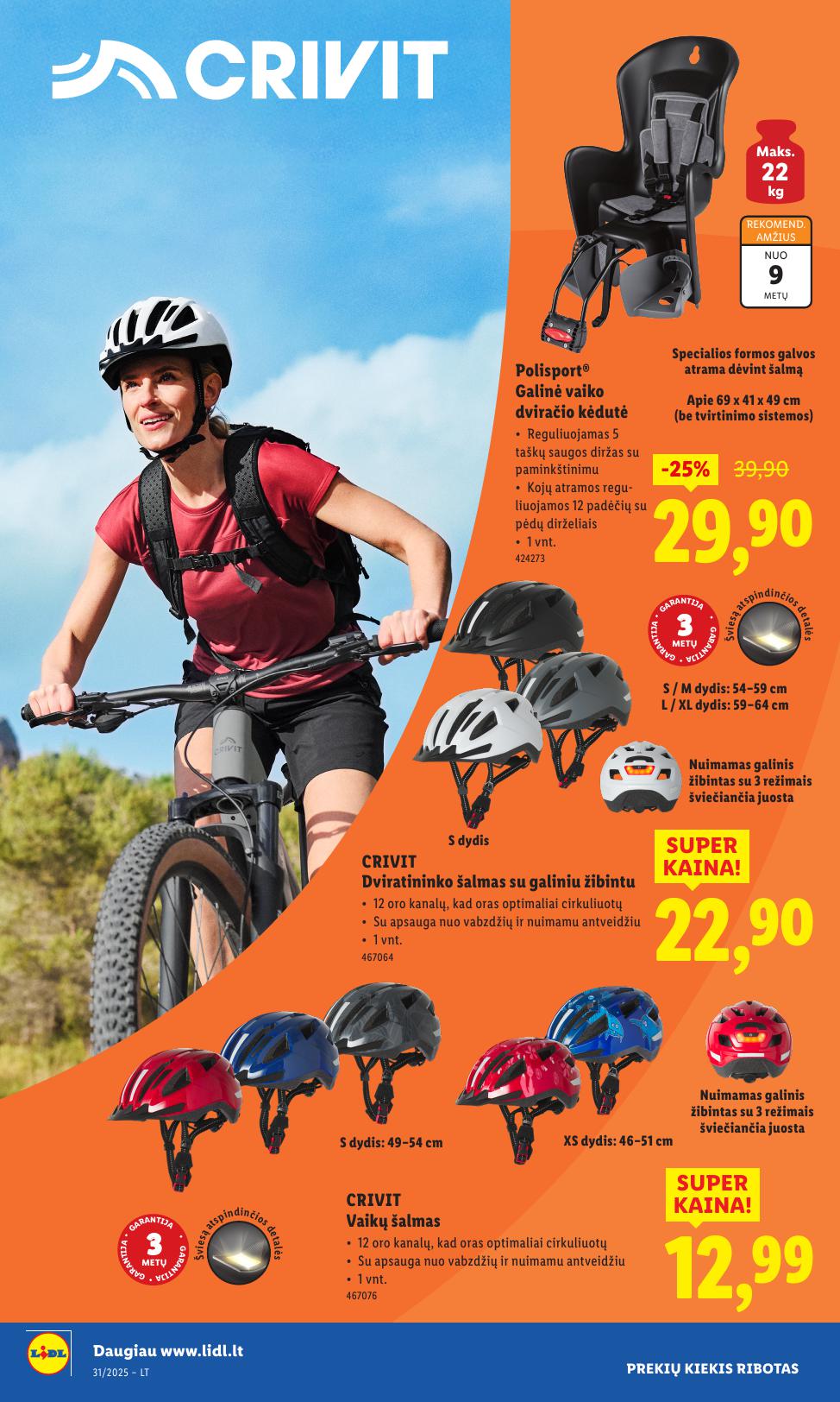 LIDL ne maisto prekių leidinys 2025.07.28 - 2025.08.03